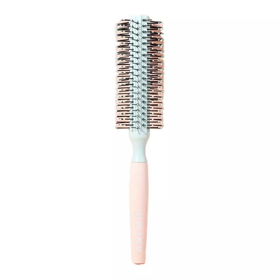 ANEMOI Round Hair Brush for All Hair Types - Professional Styling & Detangling Comb - Quick Hair Setting Design - Perfect for Blowouts, Curling & Everyday Use