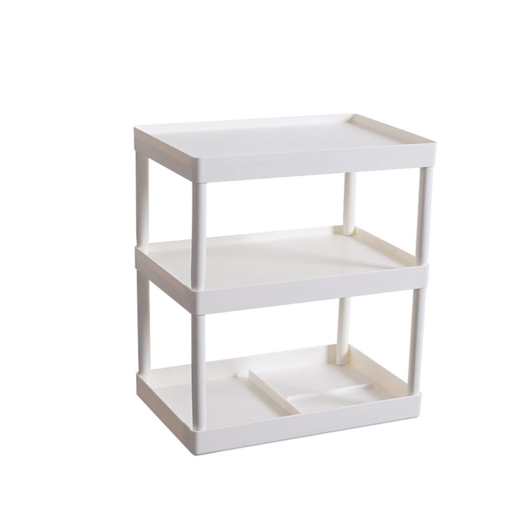 YYDS Makeup Storage Box - Open Cosmetic Organizer for Dressing Table, Bathroom & Vanity | Creative Desktop Cosmetic Shelf & Display Case | Home Beauty Storage Solution (Gray)