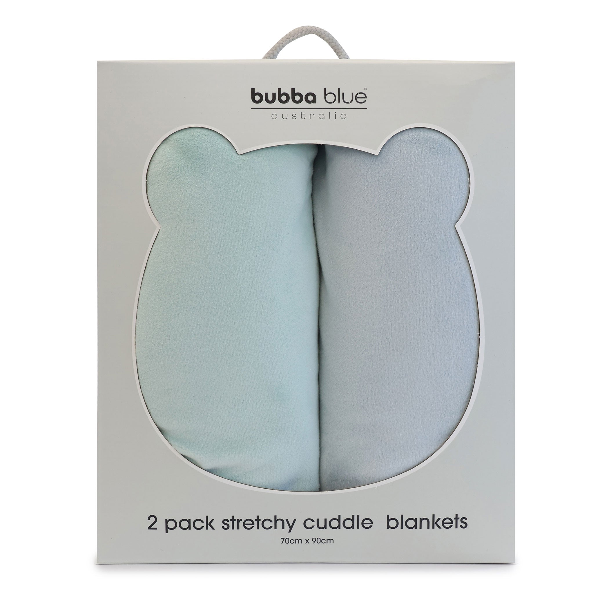 Nordic 2-Pack Stretchy Velour Cuddle Blankets - Sky Blue & Mint Green | Ultra Soft Throw Blankets for Couples, Sofa & Bed | Perfect for Winter Snuggling, Movie Nights & Gift Giving