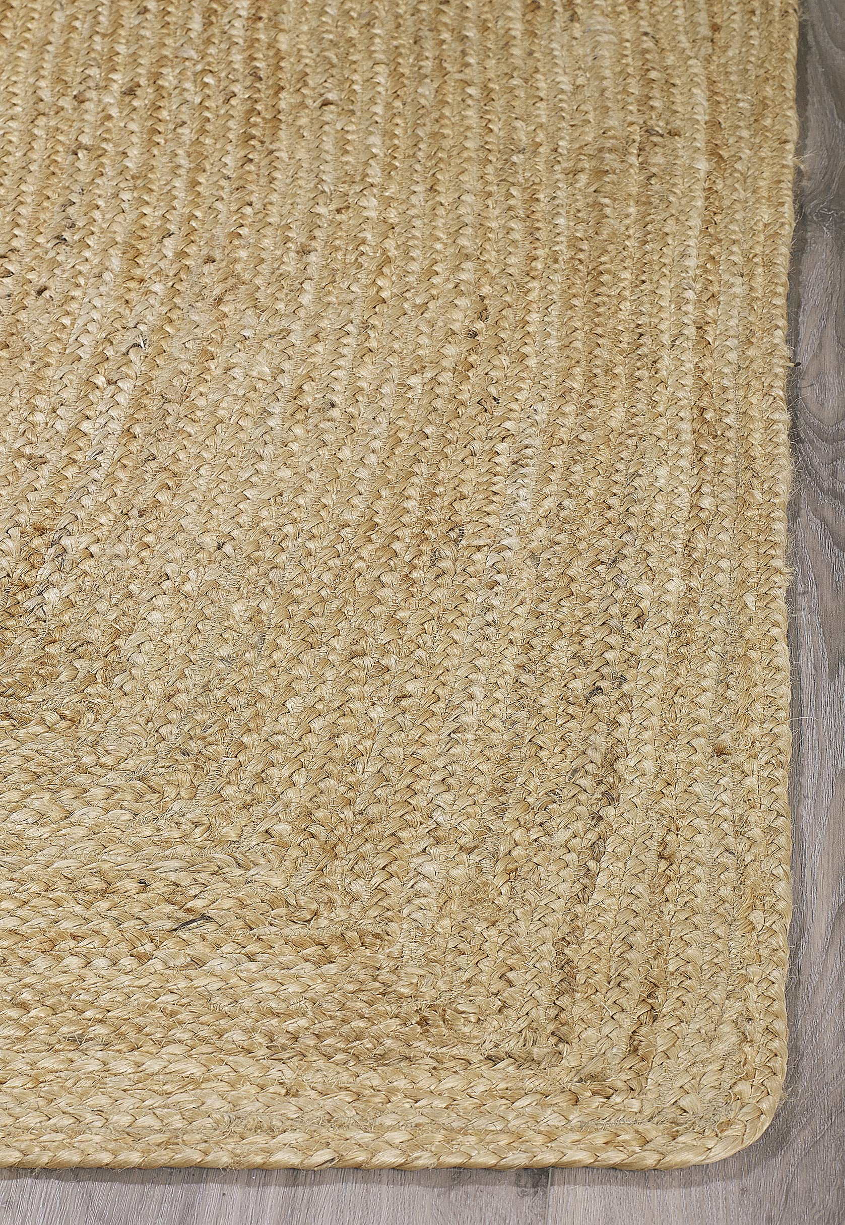 Handwoven Natural Jute Braided Area Rug - Soft & Durable 5x8 ft - Eco-Friendly Fiber for Bedroom, Living Room, Dining Room - Perfect for Boho, Farmhouse & Coastal Decor Styles