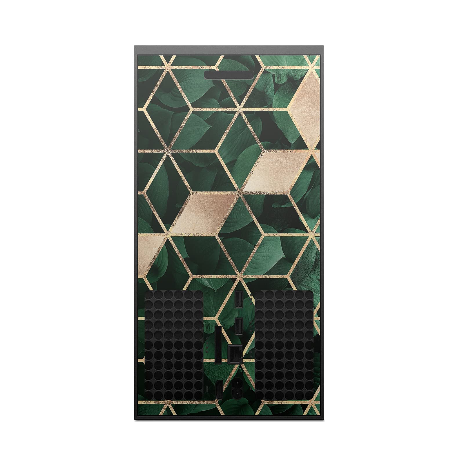 Official Head Case Designs Elisabeth Fredriksson Leaves & Dice Art Vinyl Skin Gaming Sticker Decal Cover Compatible with Xbox Series X Console - Protective Wrap for Gaming Setup & Console Customization