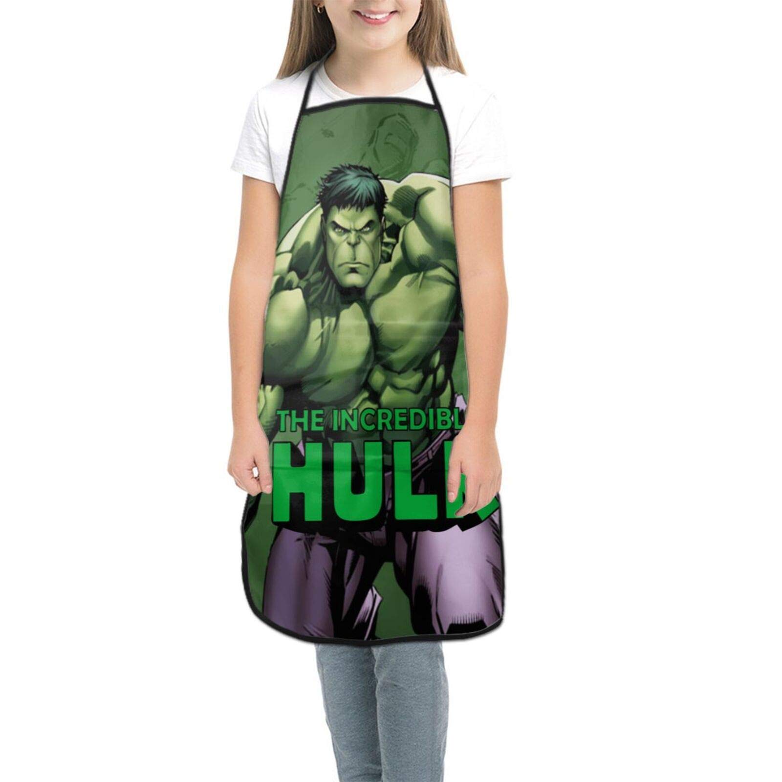 Superhero Kids Aprons for Cooking, Baking & Painting - Adjustable Child Chef Apron with Pockets - Perfect for Kitchen, Art Class & Playtime