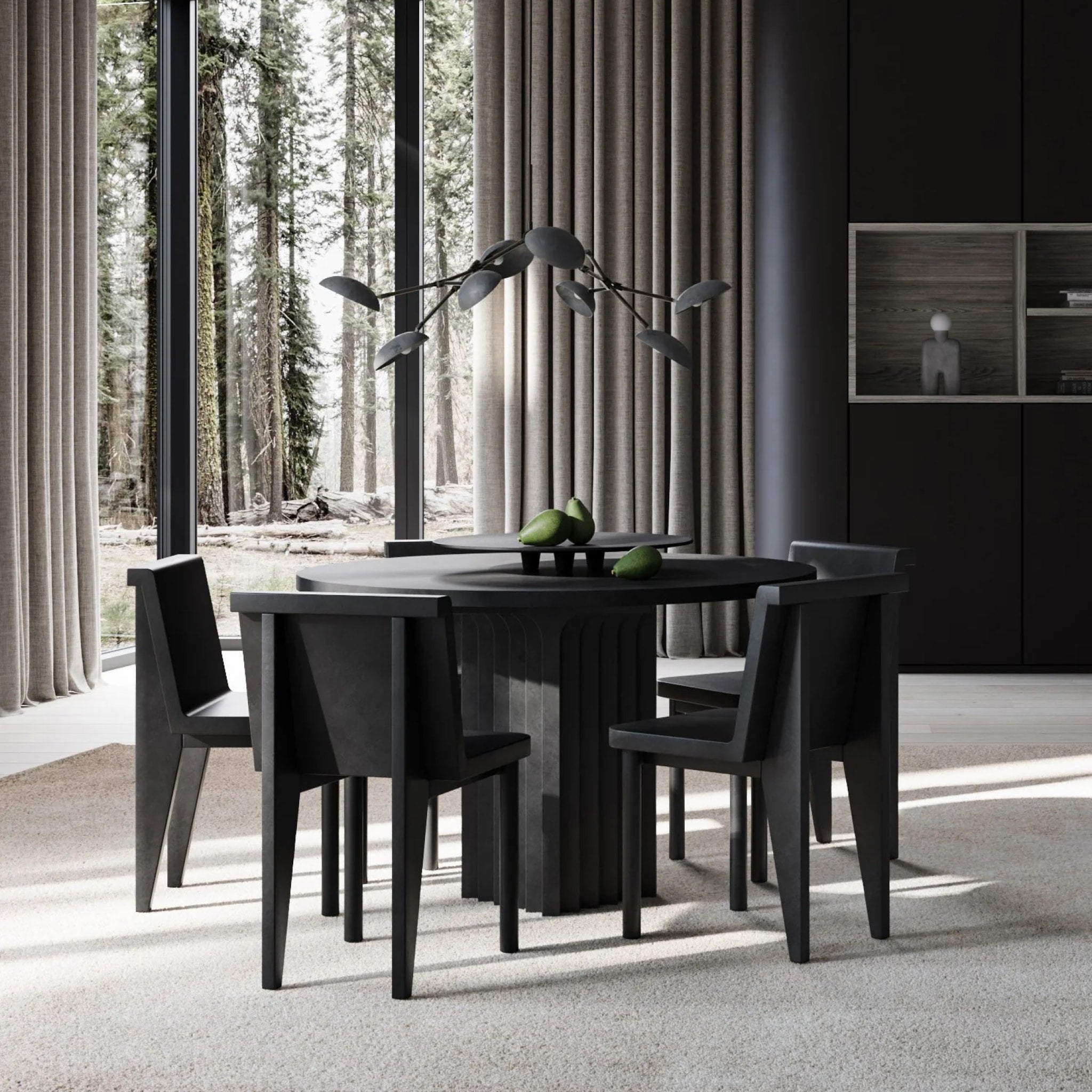 PRE ORDER - 101 COPENHAGEN Brutus Slim Modern Dining Chair, Minimalist Coffee Shop Chair for Home, Cafe & Restaurant - Scandinavian Design Dining Furniture for Small Spaces