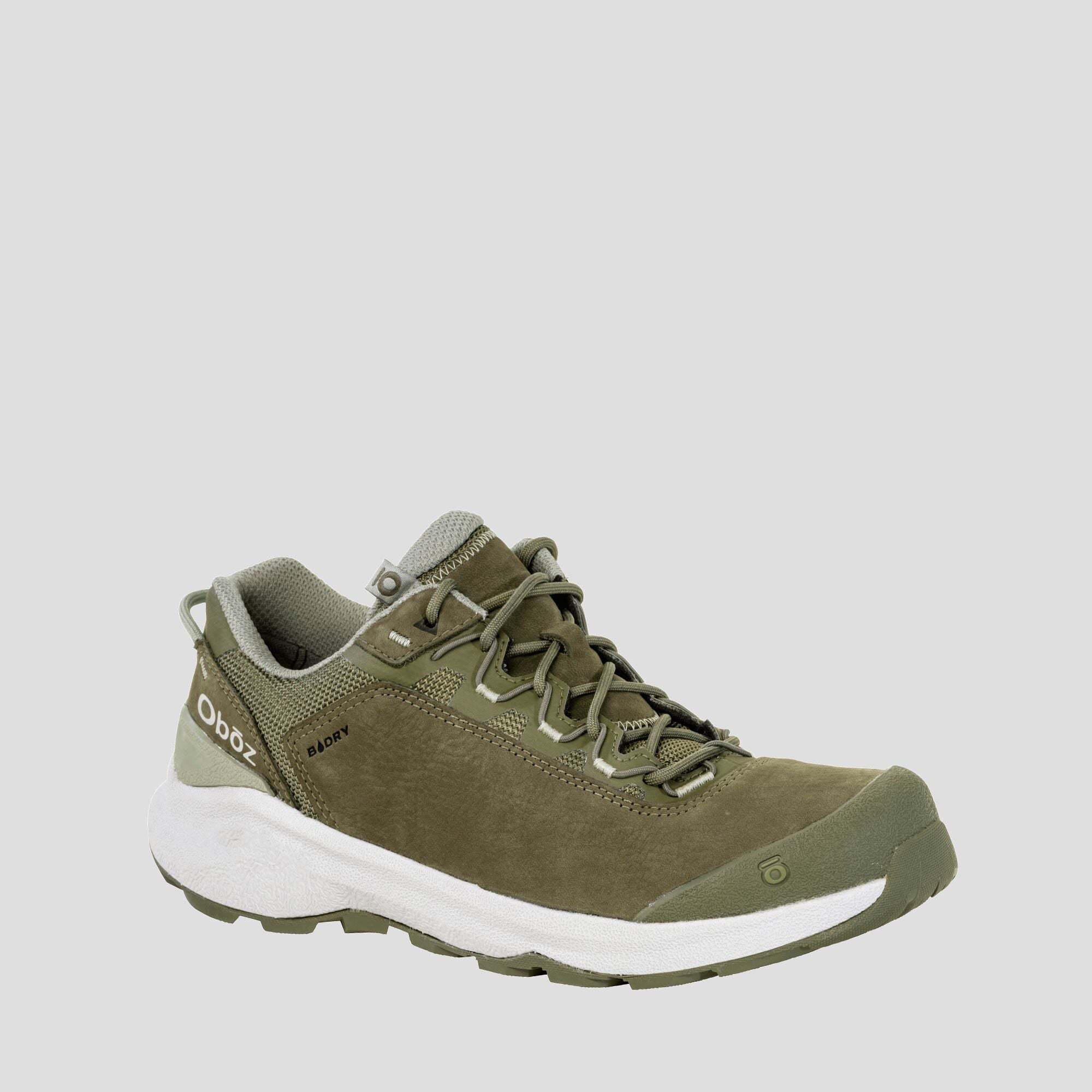 Oboz Men's Cottonwood Low B DRY Hiking Shoes - Waterproof & Breathable Olive Branch for Outdoor Adventures & Trail Walking