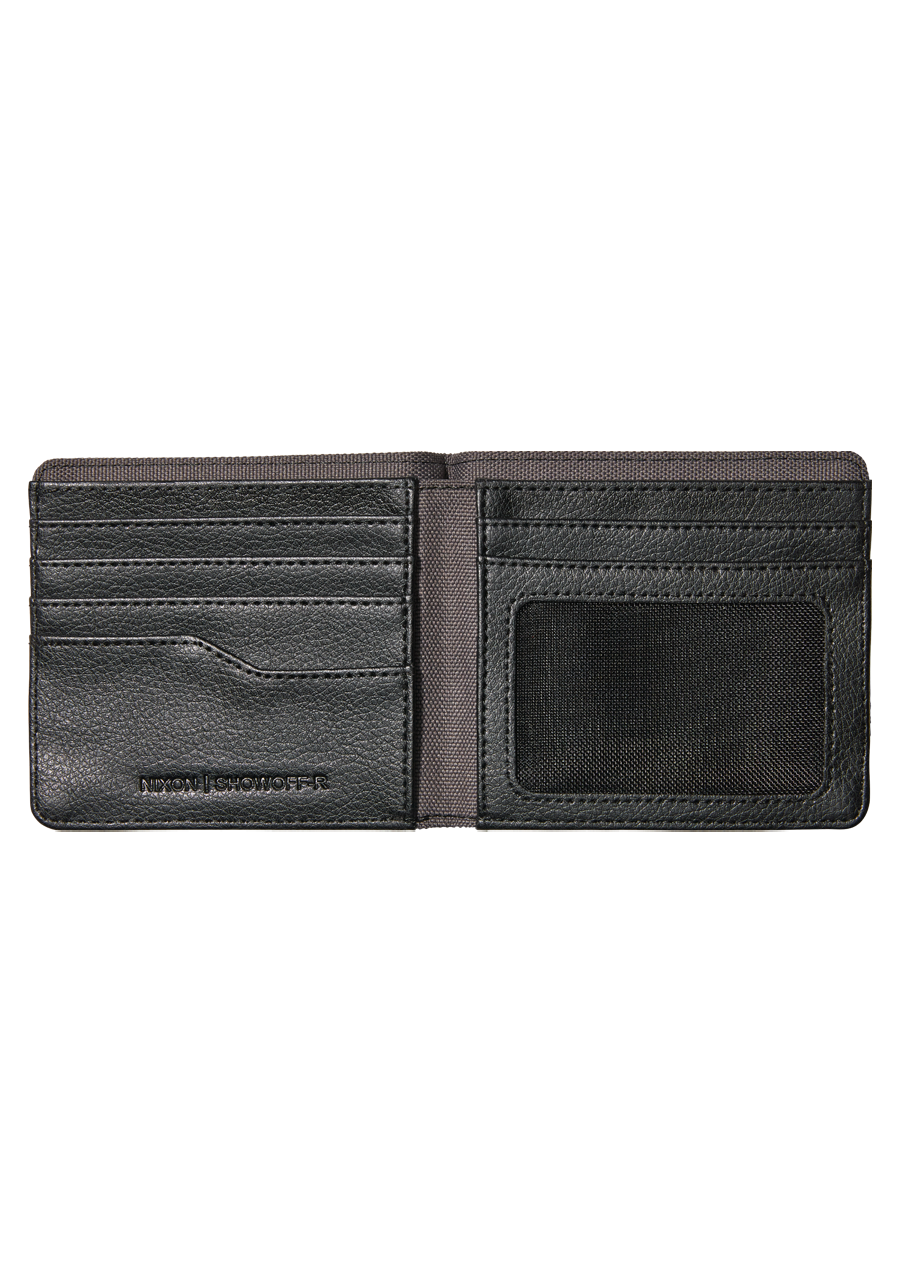 Showoff Wallet - Slim RFID Blocking Minimalist Wallet for Men - Charcoal | Perfect for Everyday Carry, Travel & Business Use
