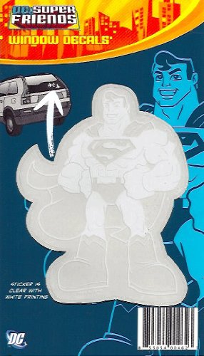 Superman Super Friends DC Comics Family Car Window Sticker Decal - Waterproof Vinyl Decals for Cars, Trucks, Laptops - Perfect for Fans, Gifts & Auto Decor