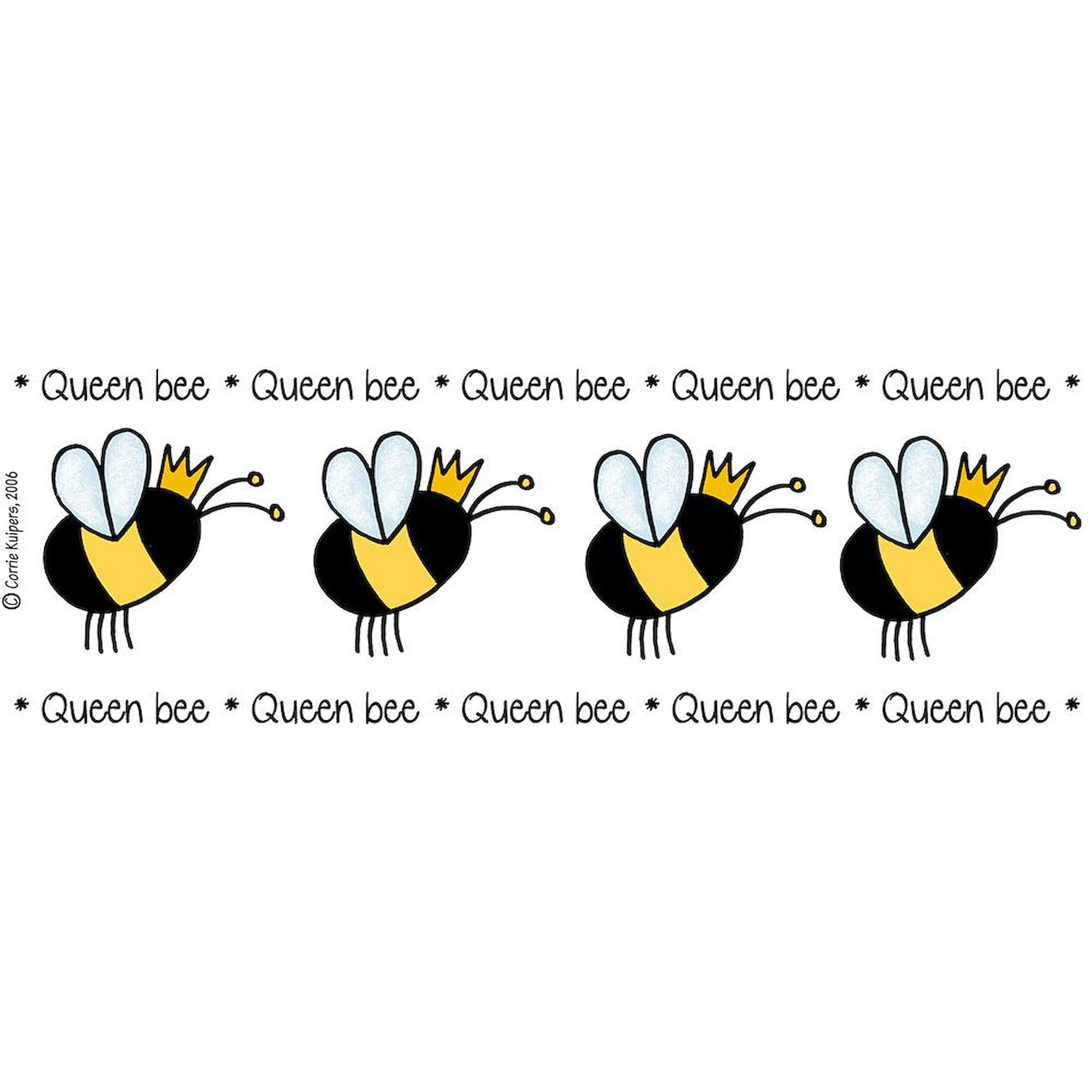 Queen Bee Large Coffee Mug - 15 oz. White Ceramic Cup for Tea & Hot Drinks - Perfect for Office, Home & Gifts