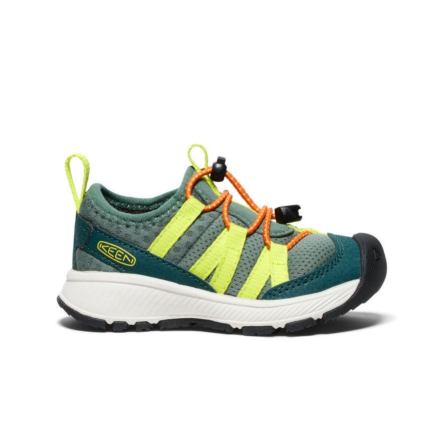 Toddlers' Motozoa Sneakers - Comfortable Kids' Shoes in Sea Moss/Scarlet Ibis Colors | Perfect for Playtime, Preschool & Outdoor Activities