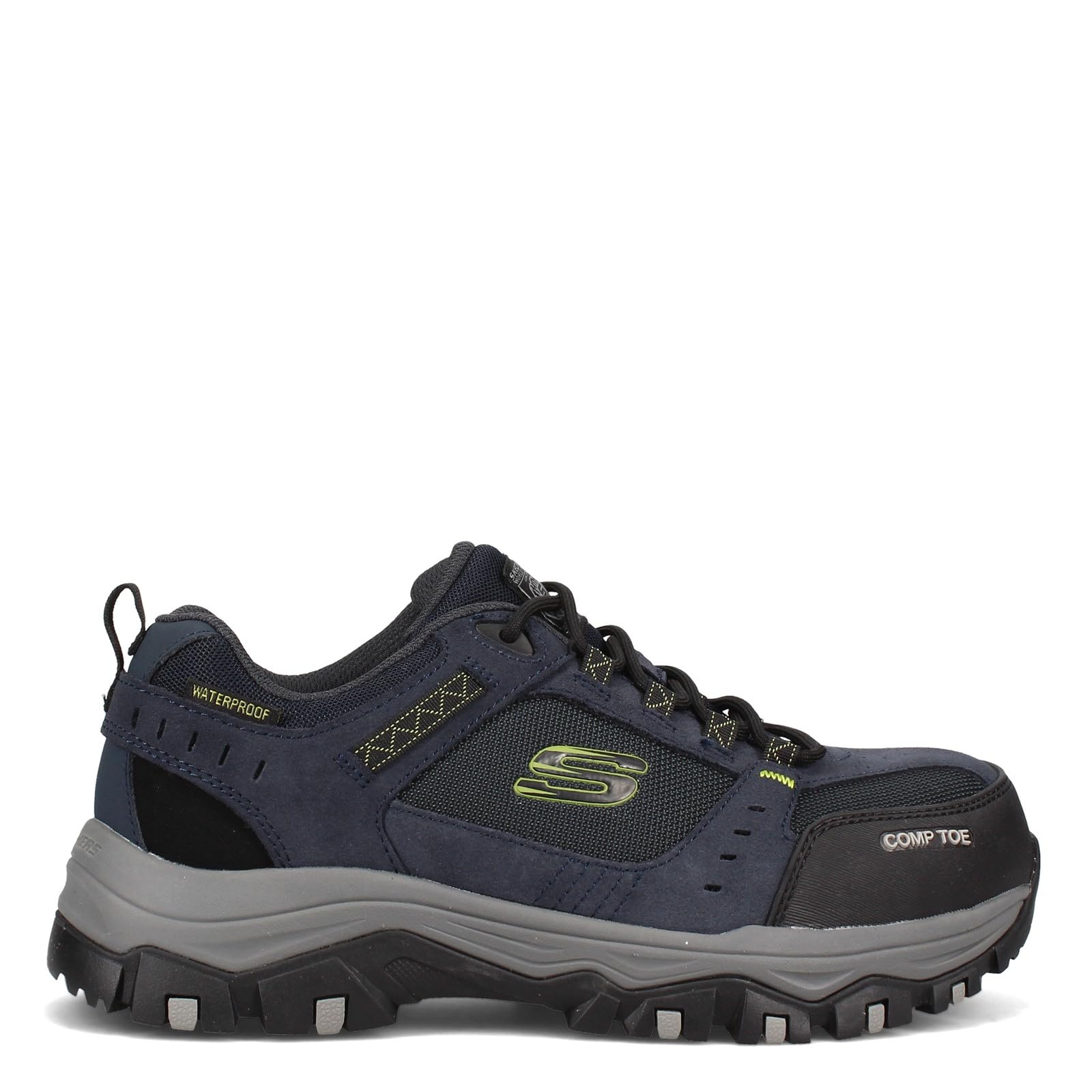 Skechers Men's Greetah Construction Work Shoes - Lightweight & Slip-Resistant Safety Footwear for Construction Workers & Outdoor Laborers (Perfect for Job Sites, Warehouse Work & Heavy Duty Use)