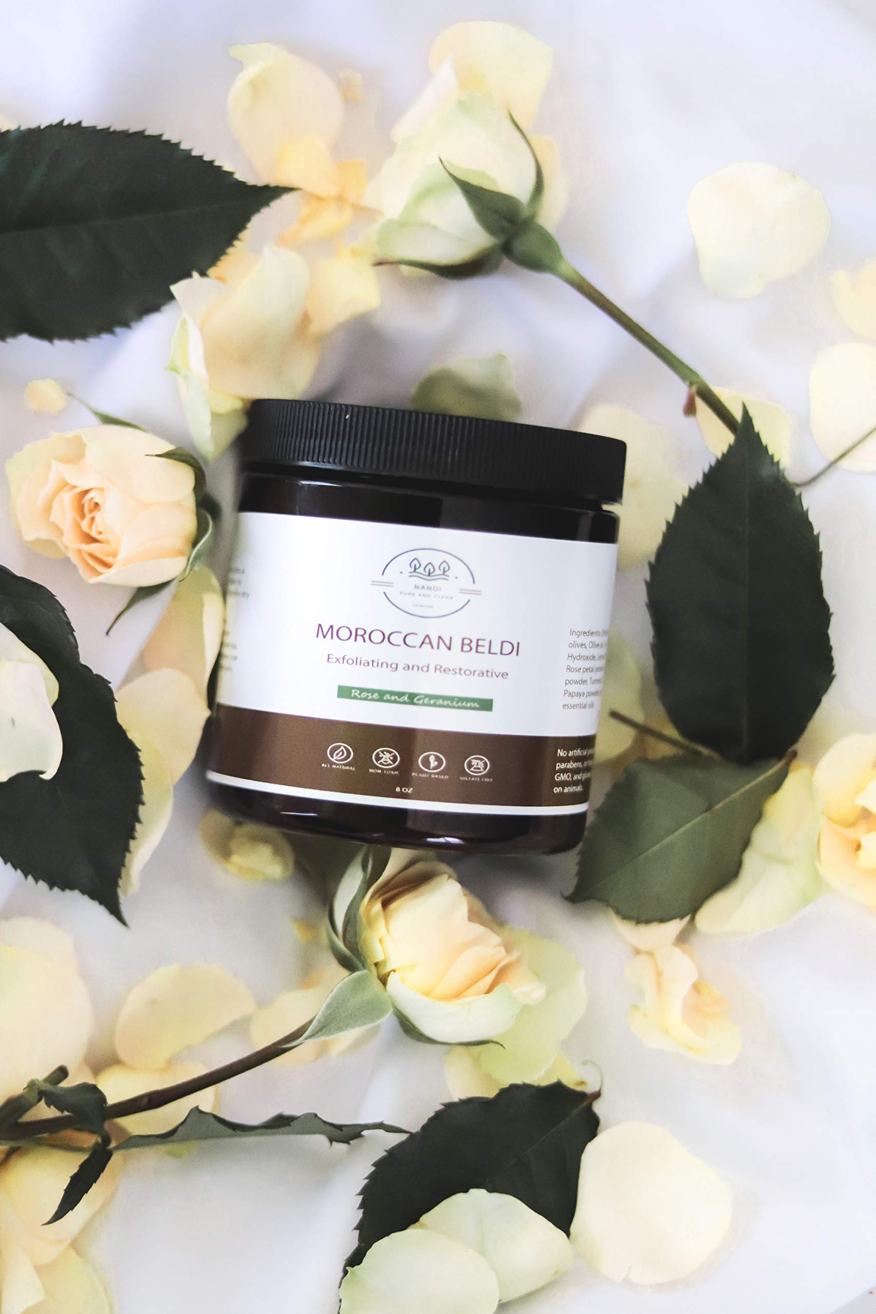 Authentic Moroccan Beldi Soap - 100% Natural Black Soap for Exfoliating & Deep Cleansing - Perfect for Spa, Hammam & At-Home Skincare Rituals