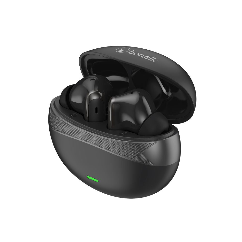 Bonelk Luxe SoundBuds TWS Wireless Earbuds with Noise Cancellation, Bluetooth 5.2, 30H Playtime - Perfect for Gym, Running, Travel & Work Calls