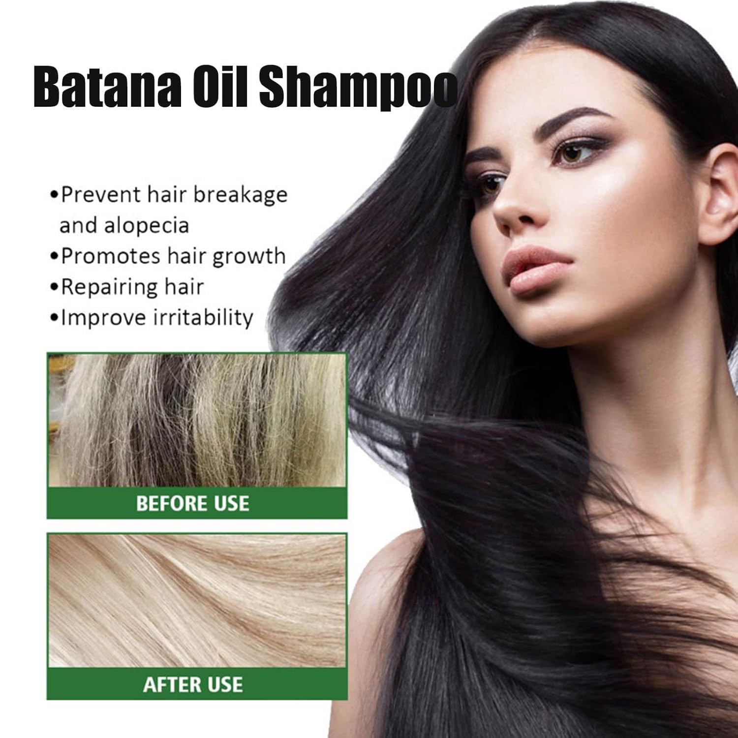 Batana Oil Shampoo & Conditioner Set for Hair Growth - Rosemary Extract Formula to Nourish & Regenerate Hair - 2 Pack | Ideal for Thinning Hair, Dry Scalp & Damaged Hair Care