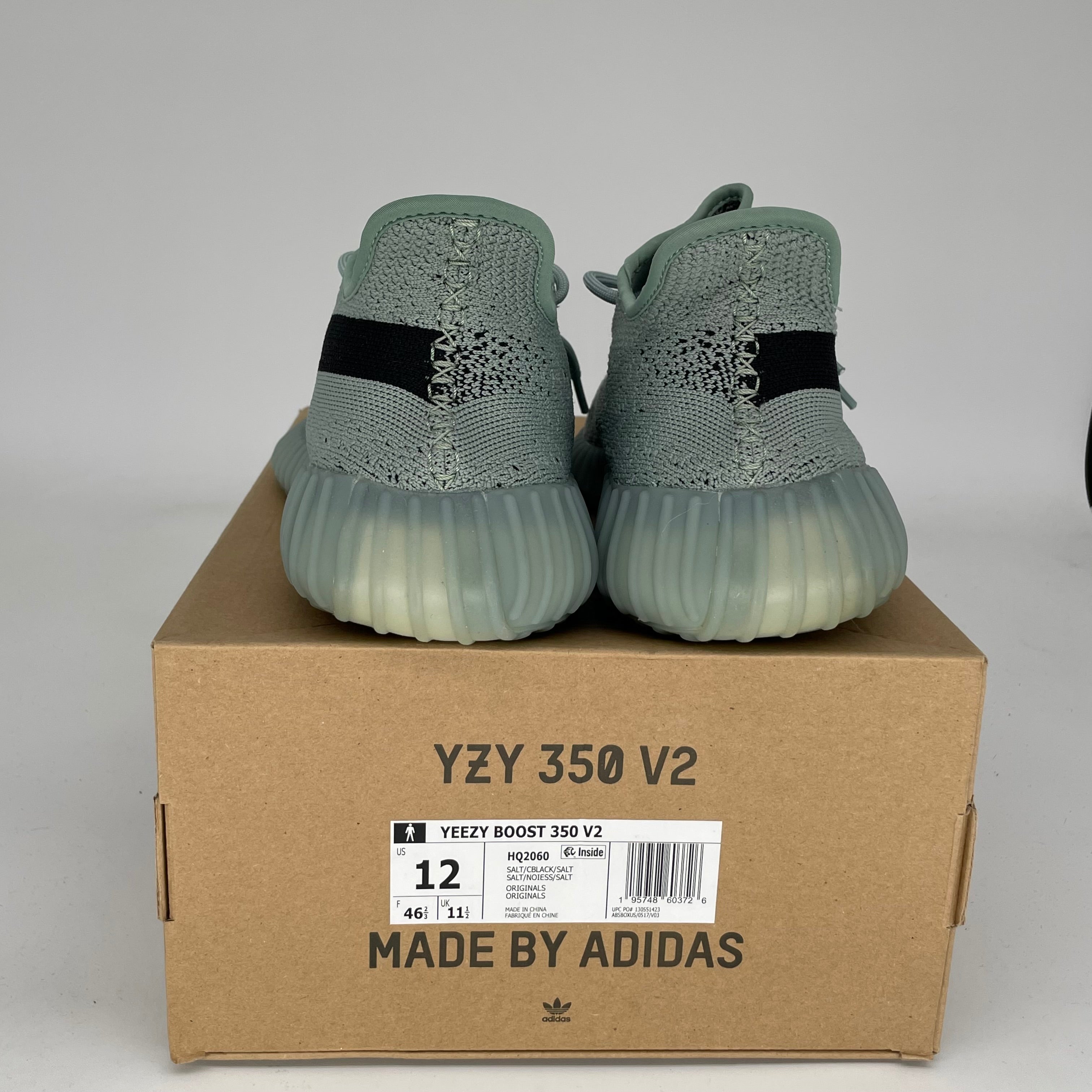Adidas Yeezy Boost 350 V2 Salt Sneakers - Men's Size 12 (HQ2060) | Comfortable Running Shoes for Gym, Workout & Casual Wear