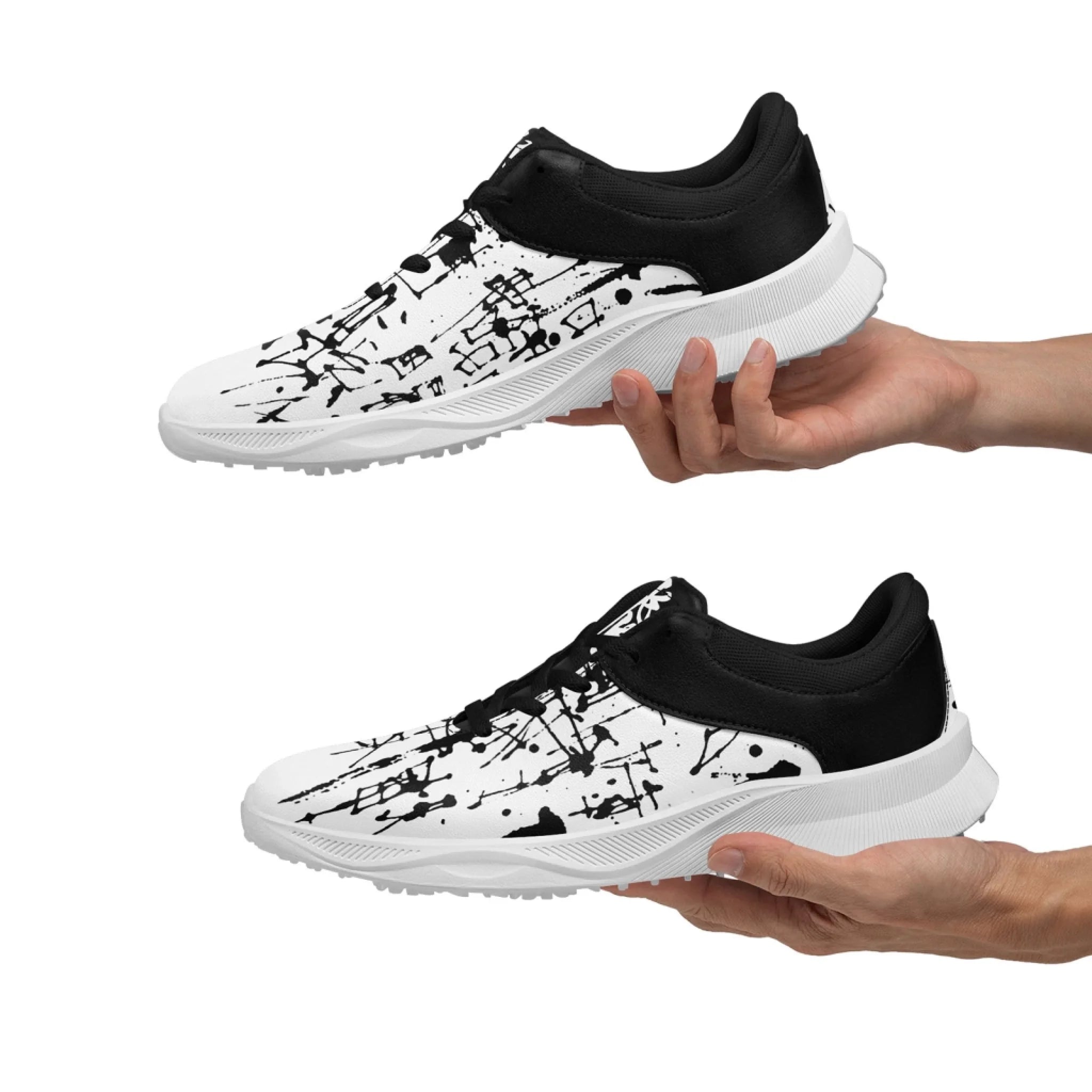 Custom Golf Performance Sneakers for Men & Women - Personalized Durable Athletic Shoes for POD Resellers - Lightweight Comfortable Design for Golfing, Running & Casual Wear (FN062 25020099 6)