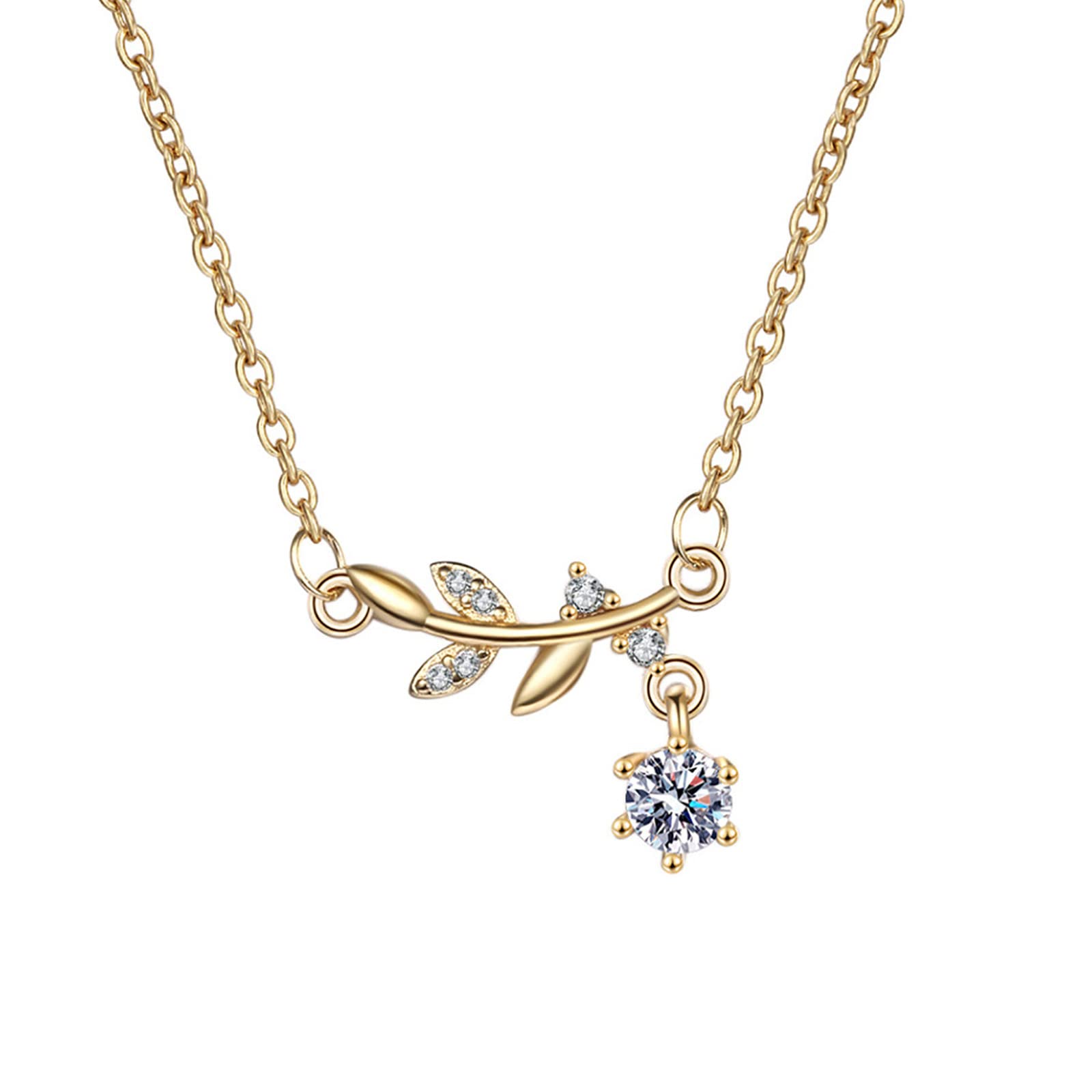 Personalized Initial Tassel Leaf Pendant Necklace for Women - Gold Chain with Custom Letter - Perfect Birthday Gift for Mom, Wife, or Loved Ones - Ideal for Everyday Wear, Date Nights, and Special Occasions (One Size)
