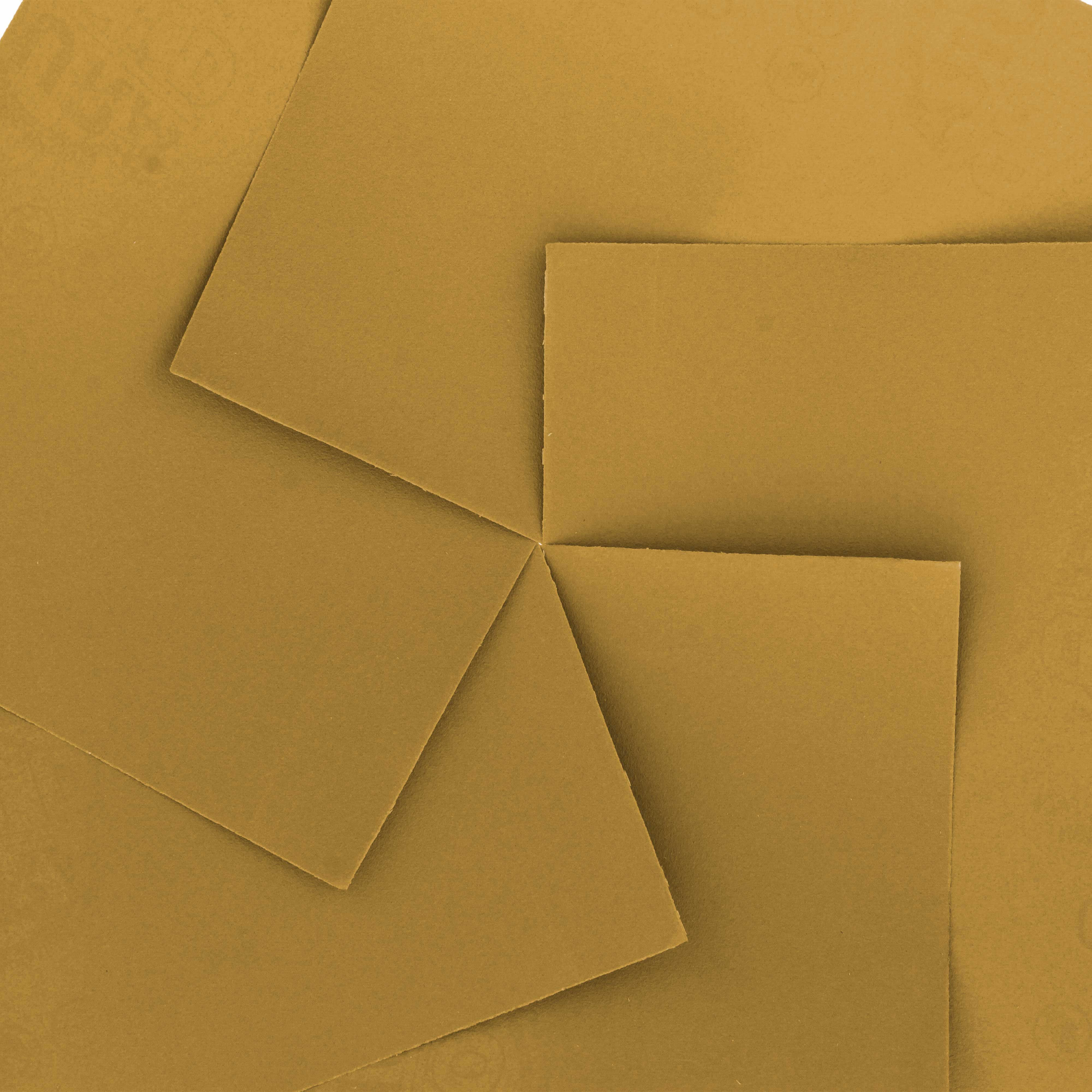 240 Grit Gold Sandpaper - 1/4 Sheet Plain Backing 5.5