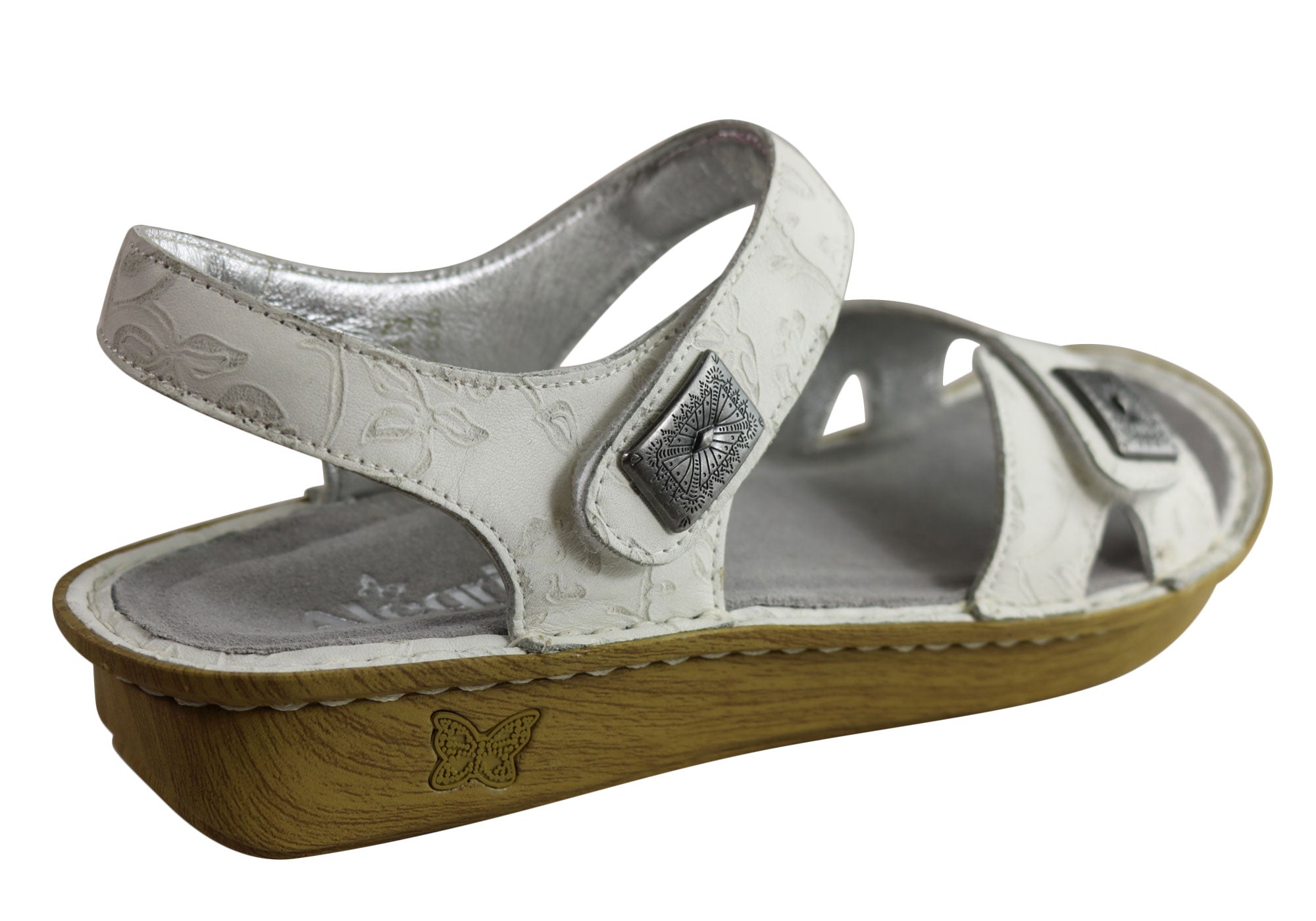 Alegria Vienna Women's Comfortable Leather Sandals with Adjustable Straps - Perfect for Walking, Travel & Casual Wear