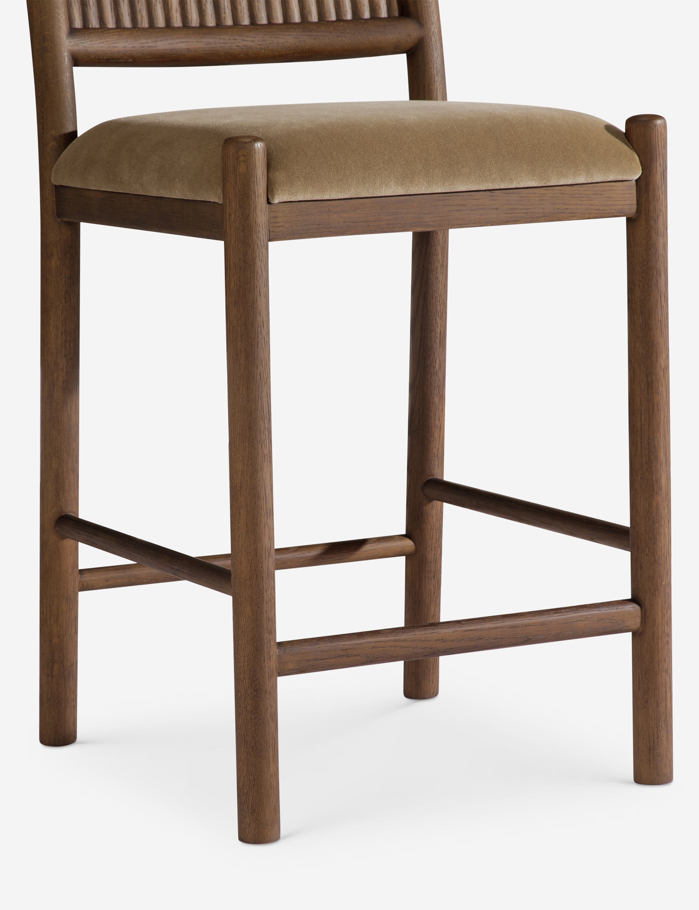 Bennett Counter Stool by Black Birch Homes x Co House Designs - Modern Kitchen Bar Stool for Dining Room, Breakfast Nook & Home Decor