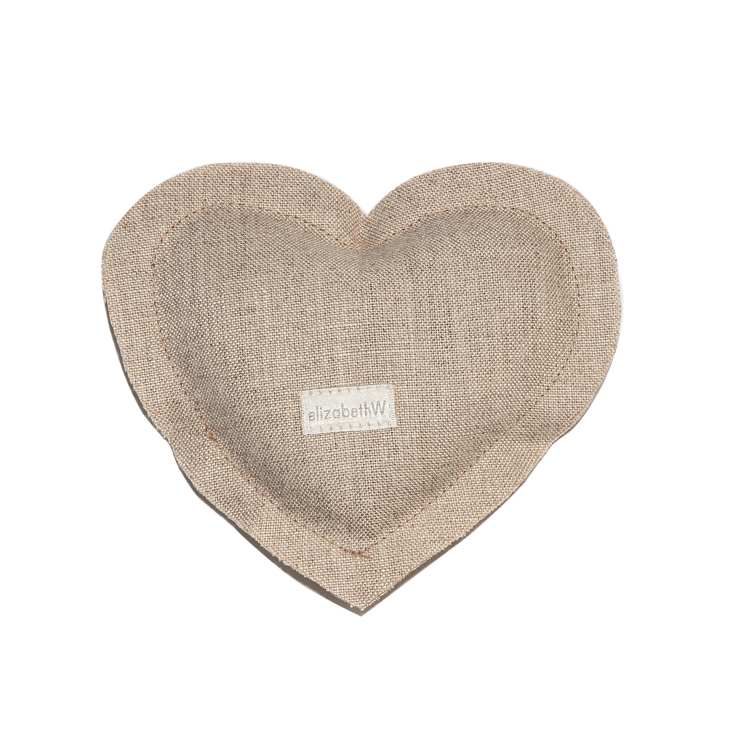 Lavender Linen Heart Sachet - Natural Aromatherapy for Drawers, Closets & Gifts - Relaxing Home Fragrance for Wardrobes, Dressers & Car Interiors