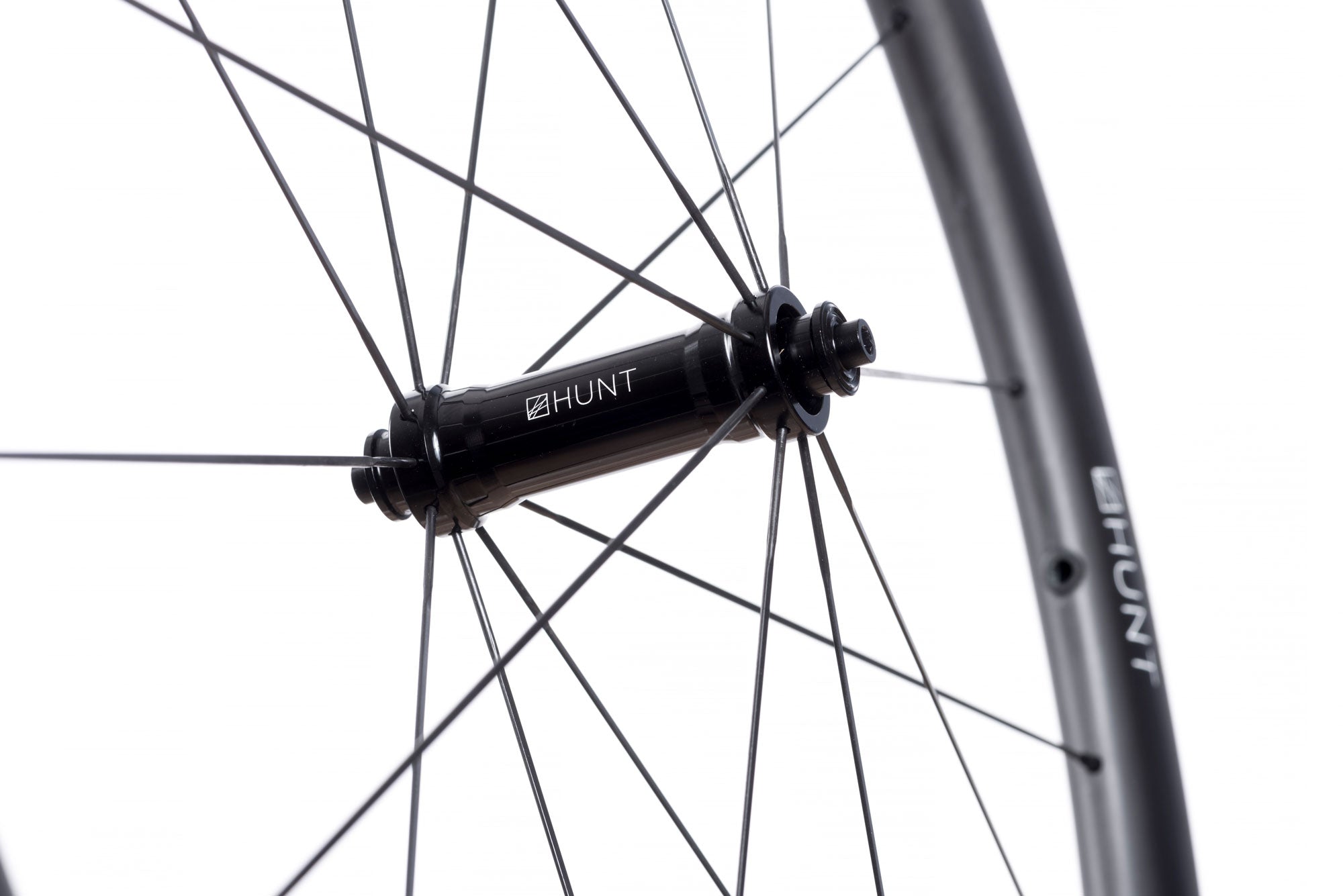 HUNT 36 Carbon Wide Aero Wheelset - Lightweight Carbon Road Bike Wheels for Speed & Performance | Perfect for Racing, Triathlon & Road Cycling