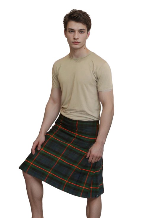 Barclay Hunting Tartan Kilt for Men - Premium Custom Scottish Kilt with Adjustable Buckles - Perfect for Highland Games, Weddings & Celtic Events