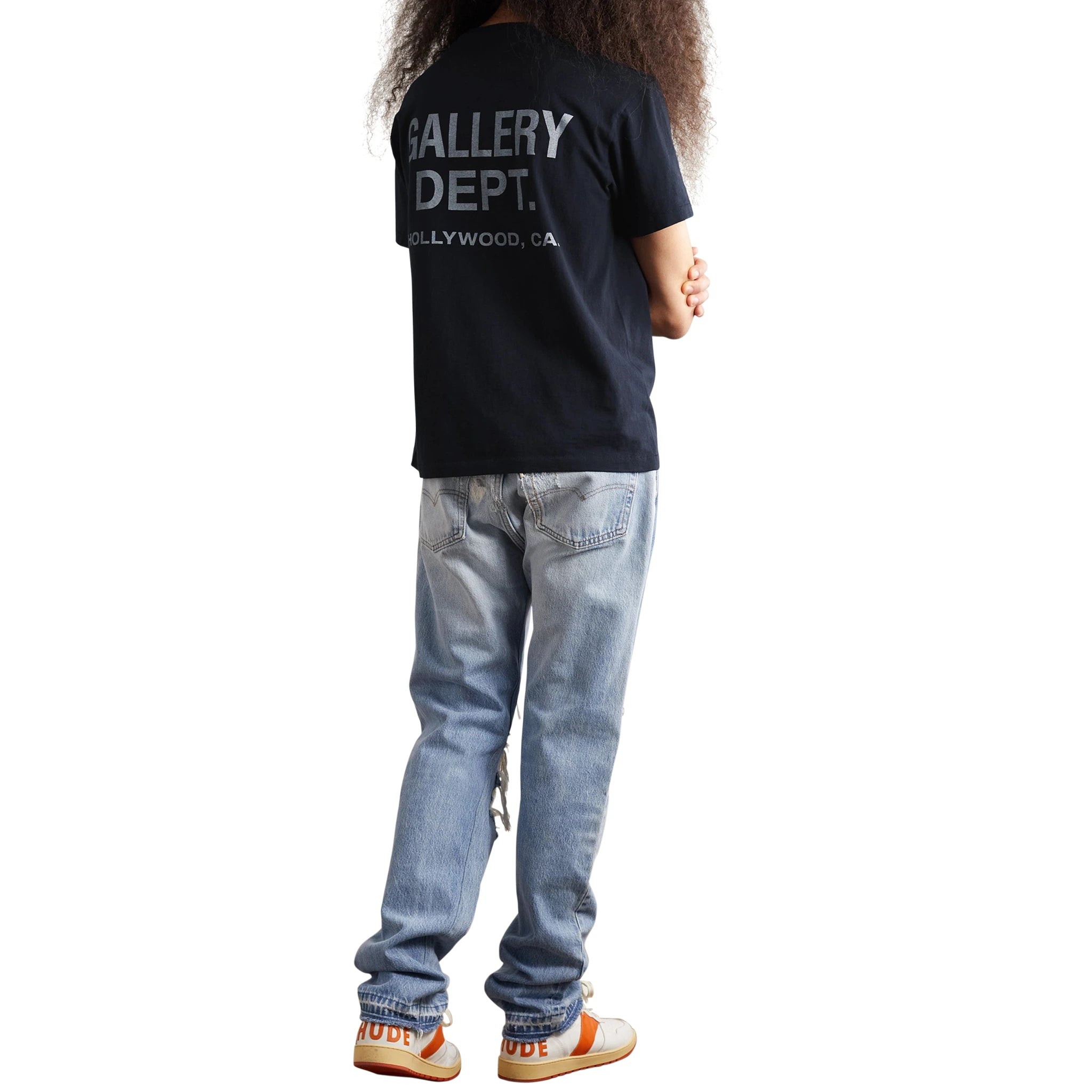 Gallery Dept. Souvenir Logo Dark Grey T-Shirt - Vintage Graphic Tee for Men & Women - Casual Streetwear for Everyday Wear & Outfits