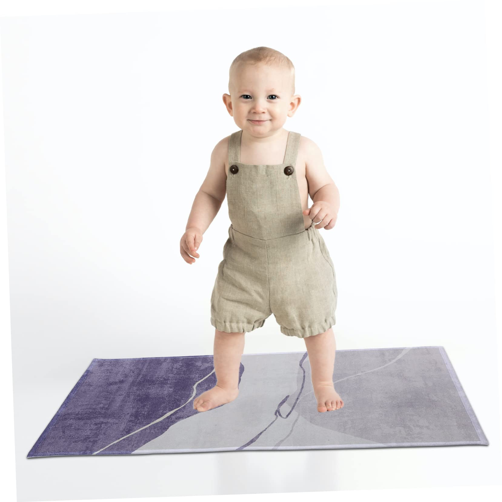 Totority Non-Slip Baby Crawling Mat - Soft Playpen Floor Pad for Infants & Toddlers - Durable Polyester Play Mat for Nursery, Daycare & Home Use - Safe & Comfortable Play Area for Crawling & Learning