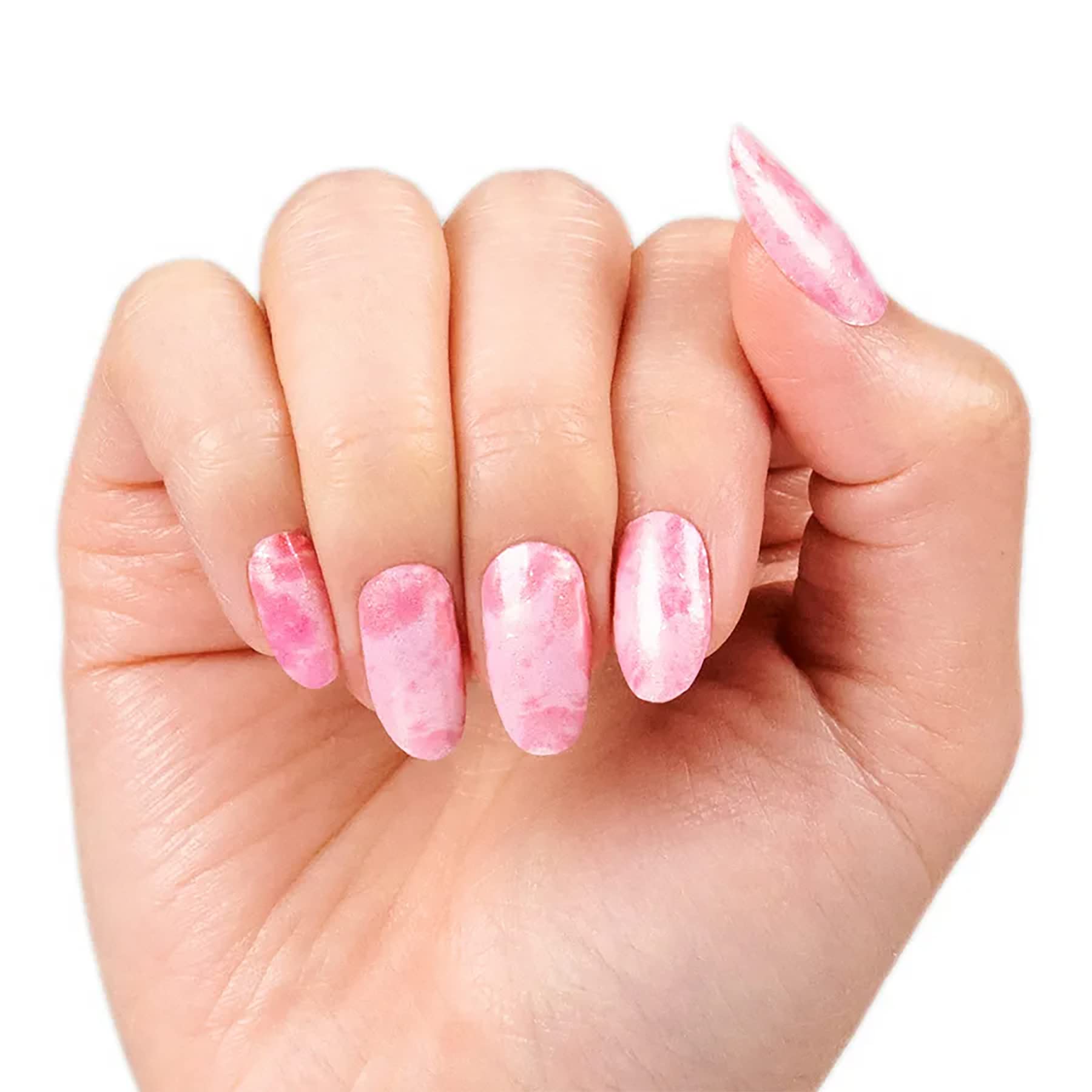 Color Street Blushing Rose Quartz Limited Edition Nail Polish Strips - Easy DIY Manicure at Home for Parties & Special Occasions