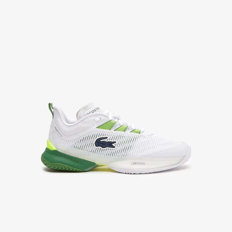 Lacoste AG LT23 Ultra Women's Tennis Shoes - White & Green | Lightweight Comfort for Casual Wear & Court Performance
