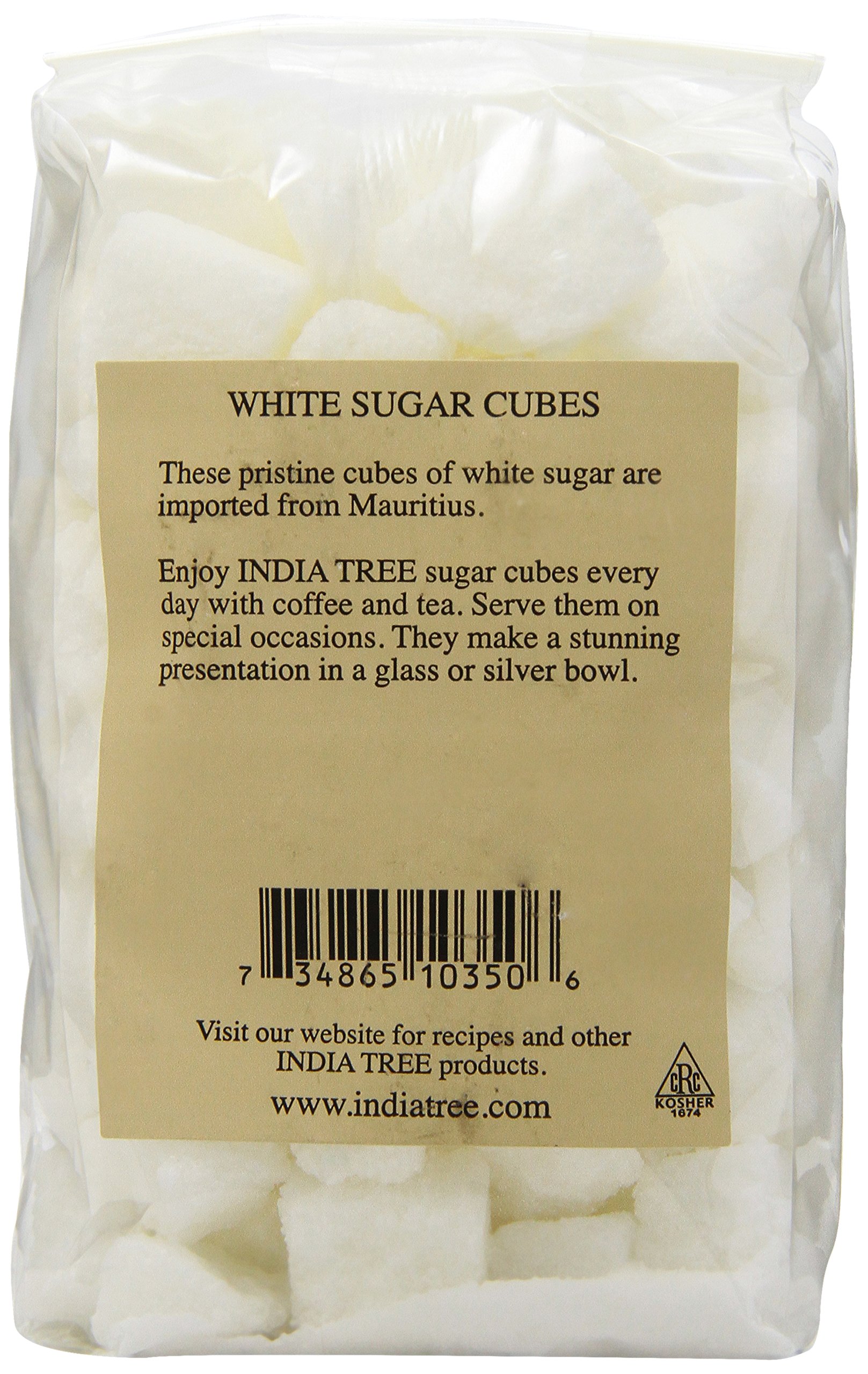 India Tree Rough Cut Mauritius White Sugar Cubes, 12-Ounce Bag | Unrefined, Kosher, Non-GMO Sugar Cubes for Coffee, Tea & Cocktails | Premium Baking & Beverage Sweetener