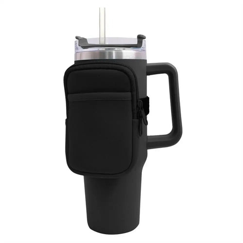 Neoprene Water Bottle Holder for Stanley Quencher 40oz & 20oz - Insulated Sleeve for Adventure, Hiking, Gym & Outdoor Activities