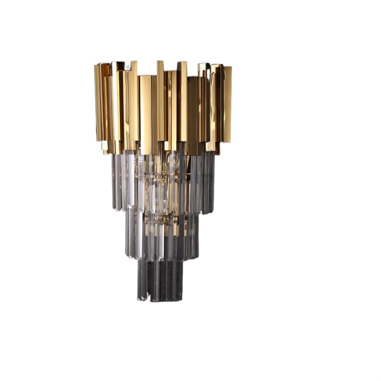 Gold Crystal Wall Lamps - Modern LED Wall Sconce Lighting Fixtures for Bedroom, Living Room, Study | Elegant Home Decor & Ambient Lighting Solution