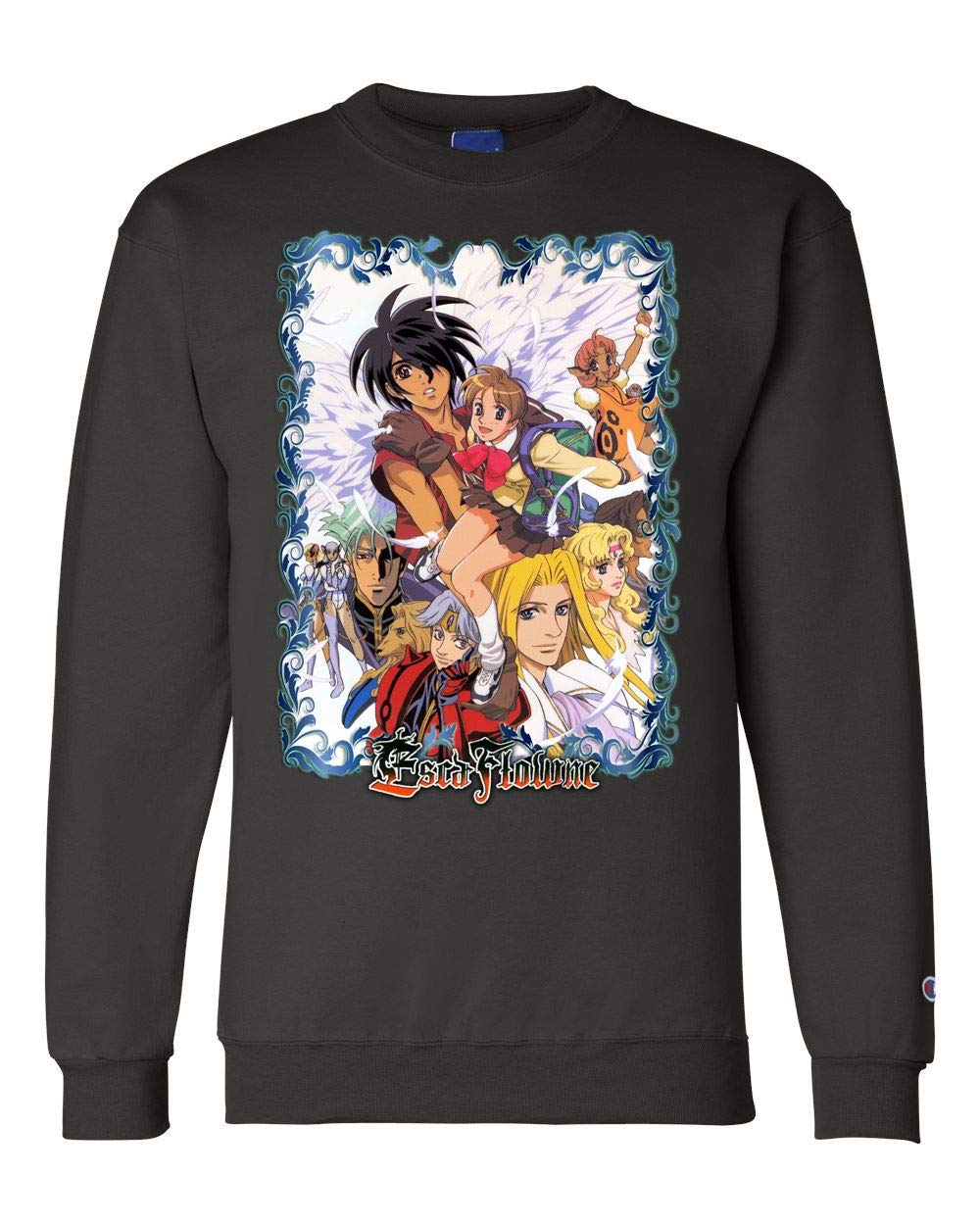 Escaflowne Anime Unisex Champion Crewneck Sweatshirt | Casual Anime Hoodie for Men & Women | Perfect for Cosplay, Anime Conventions & Streetwear Fashion