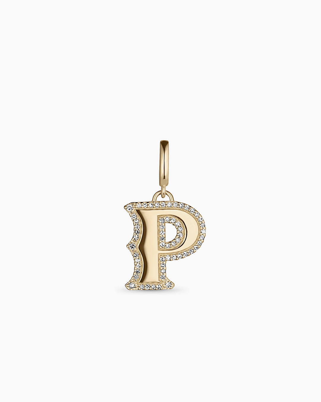 Diamond Era Alphabet Charm Pendant - A-Z Initial Letter Necklace for Women, Personalized Jewelry Gift for Her - Perfect for Birthdays, Anniversaries, and Special Occasions