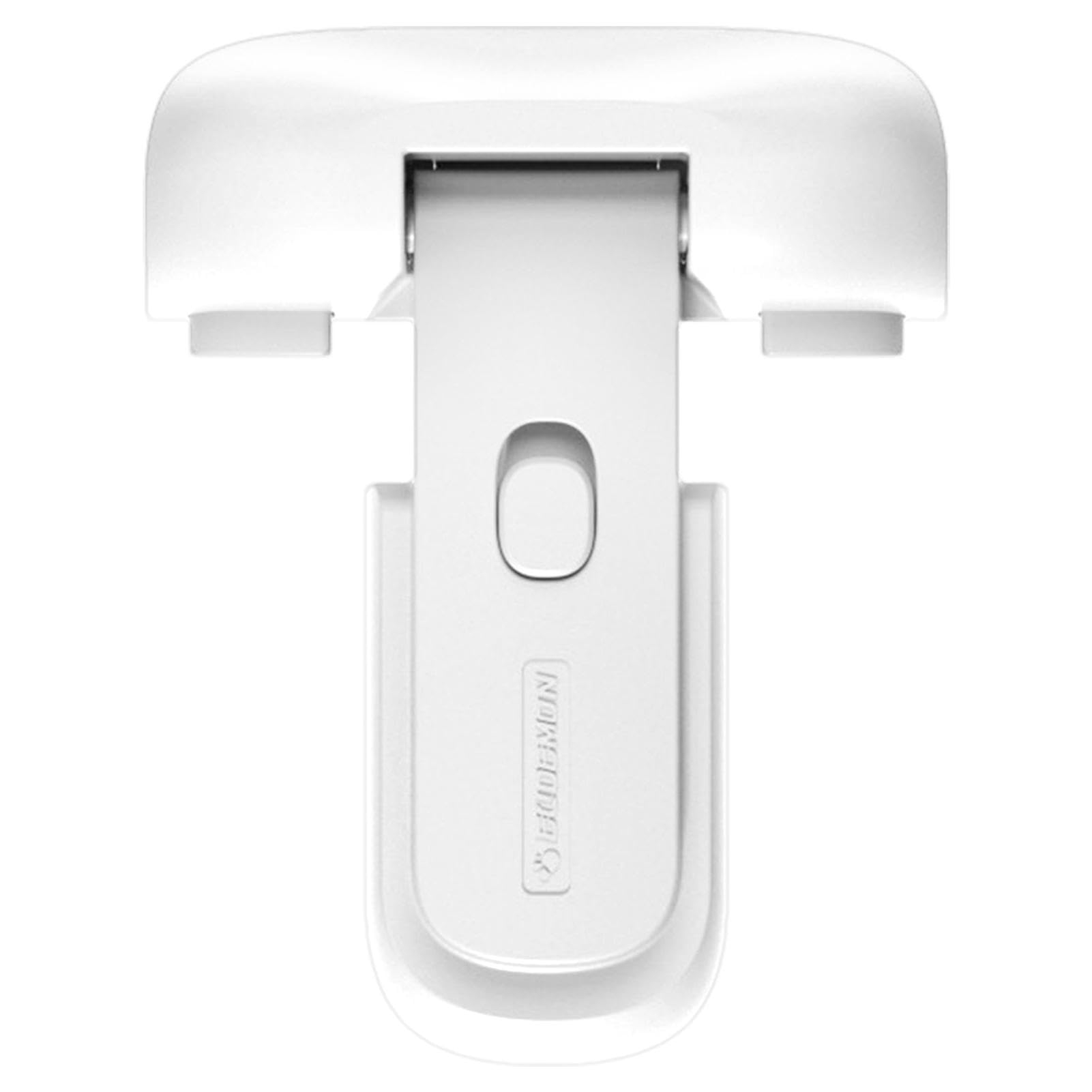 Kumprohu Child Proof Fridge Lock - Self-Adhesive Baby Safety Latch for Refrigerator & Freezer | Secure Cabinet Door Lock to Keep Kids, Toddlers, Pets Safe | Perfect for Kitchens, Daycares & Pet Owners