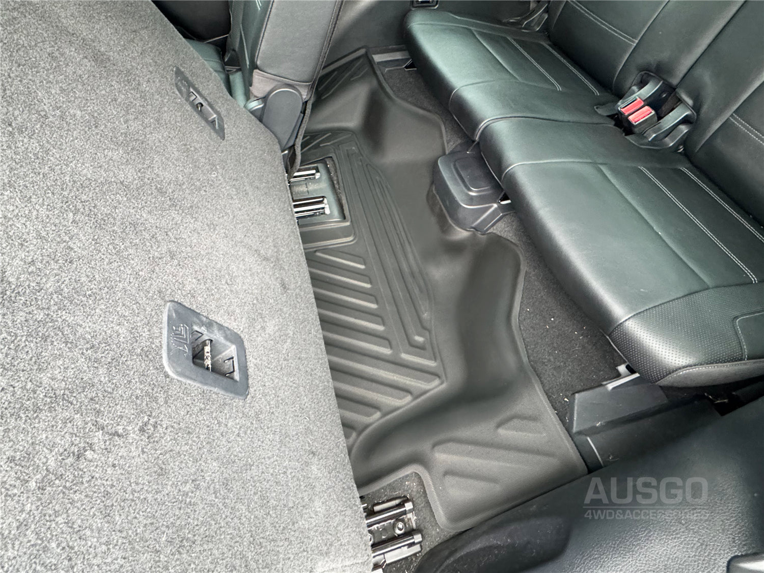 Premium All-Weather Floor Mats for Ford Everest 2015-2022 - Heavy Duty Rubber Car Mats for Third Row Seats | Waterproof & Durable Interior Accessories for SUVs, Trucks & Family Vehicles