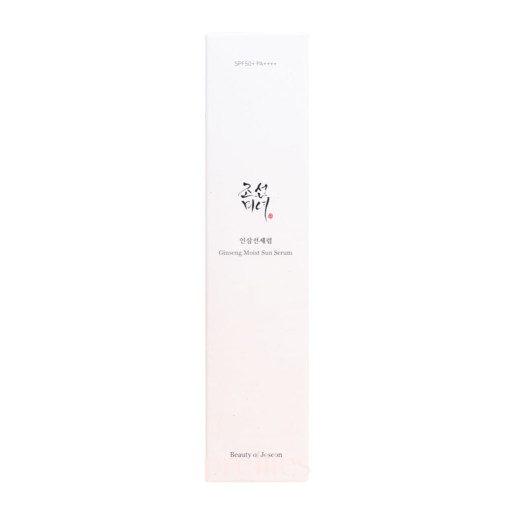 Beauty of Joseon Ginseng Moist Sun Serum SPF 50+ PA++++ 50ml - Korean Sunscreen for Face, Hydrating & Anti-Aging - Perfect for Daily UV Protection & Skincare Routine