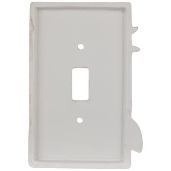 Mermaid Single Switch Plate Cover - Resin Wall Decor for Home, Bathroom, Bedroom - Waterproof & Durable Electrical Outlet Cover - Perfect for Beach House, Kids Room & Coastal Themed Decor