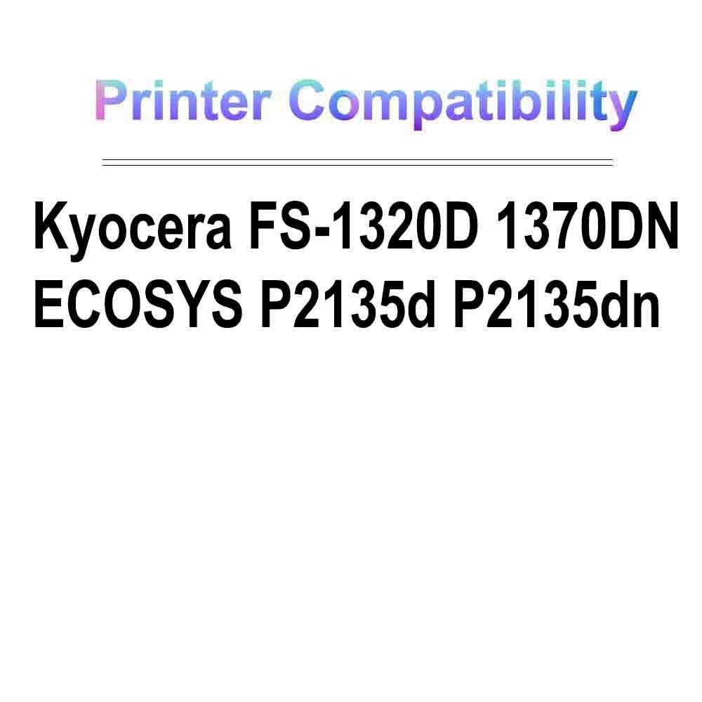 6-Pack Black High Yield TK173 Toner Cartridge Replacement for Kyocera ECOSYS P2135d P2135dn Printers - Perfect for Office & Home Printing Needs