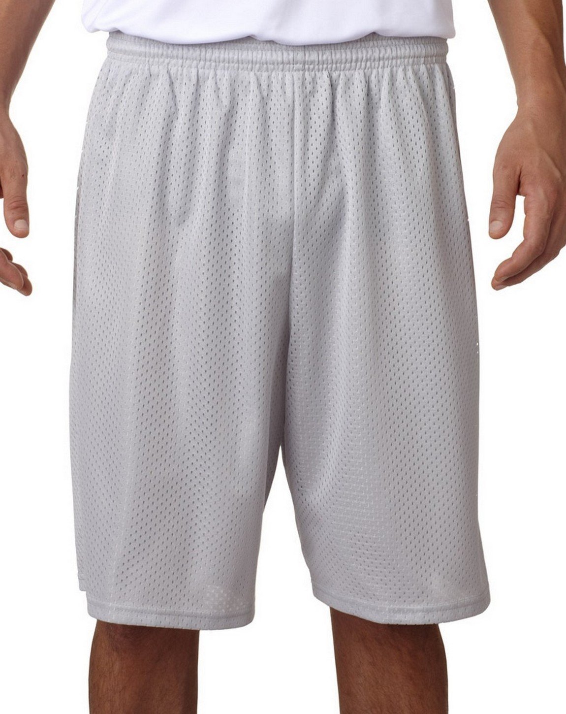 **Men's A4 Lined Tricot Mesh Athletic Shorts - 9