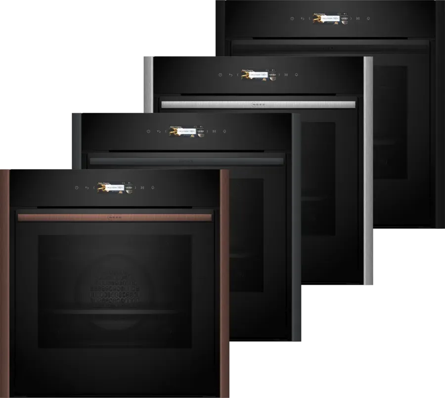 Neff Flex Design 60cm Pyrolytic Oven N70 Built-In B59CR72Y0A - Self-Cleaning Oven with Advanced Cooking Technology for Modern Kitchens