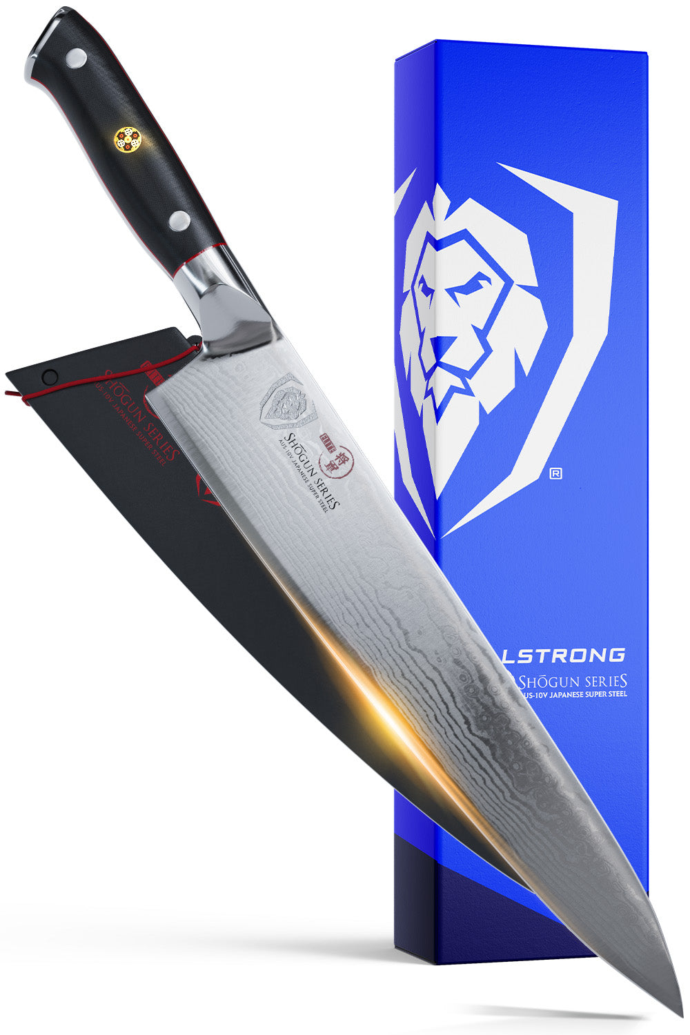 Dalstrong Shogun Series ELITE 9.5 Inch Chef's Knife - Professional Japanese Steel Kitchen Knife for Slicing, Dicing & Chopping - Perfect for Home Cooks & Professional Chefs