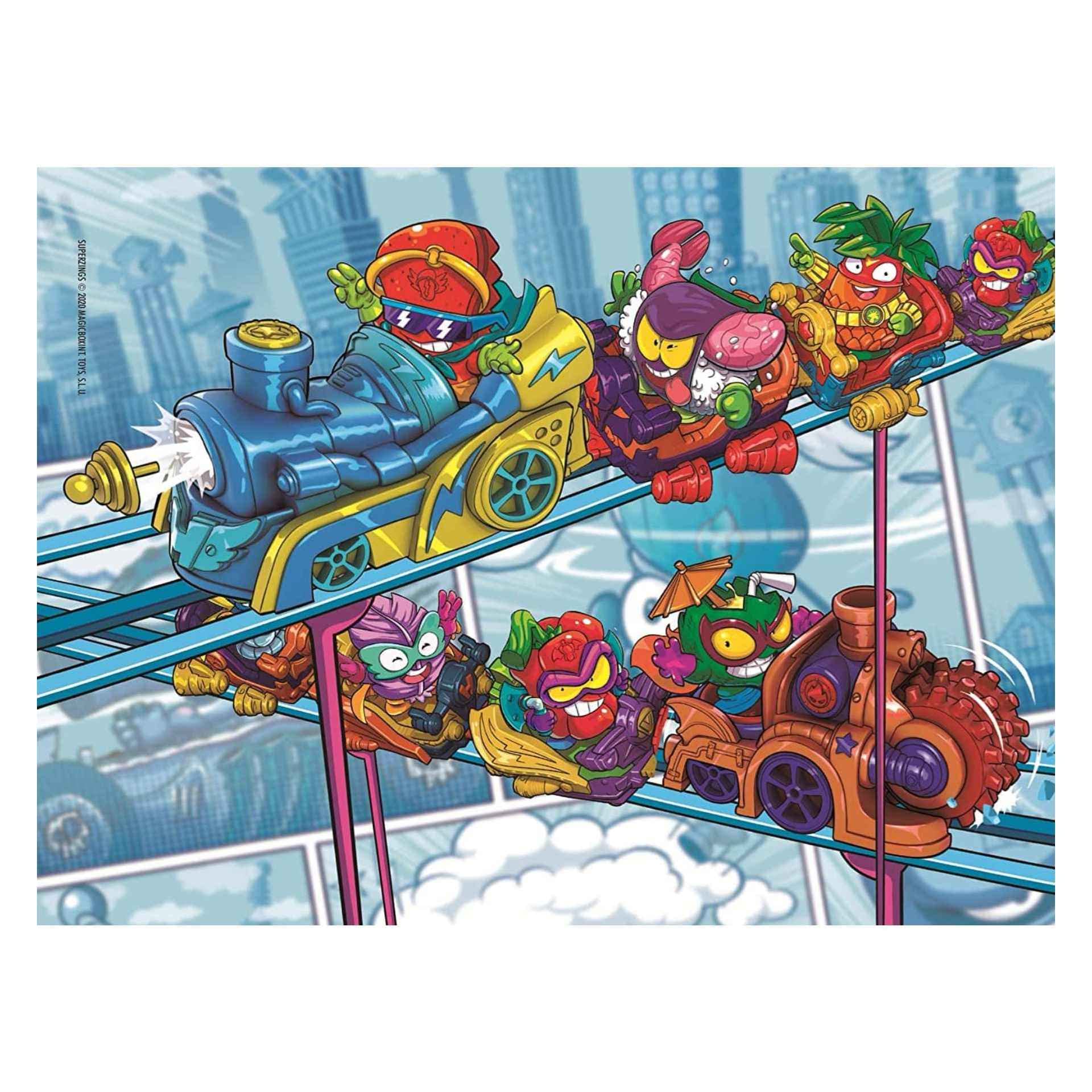 Ravensburger Super Zings Puzzle Set - 4 in 1 Box | 100-Piece Jigsaw Puzzles for Kids Ages 3+ | Fun Educational Toys for Preschool Learning & Family Game Night