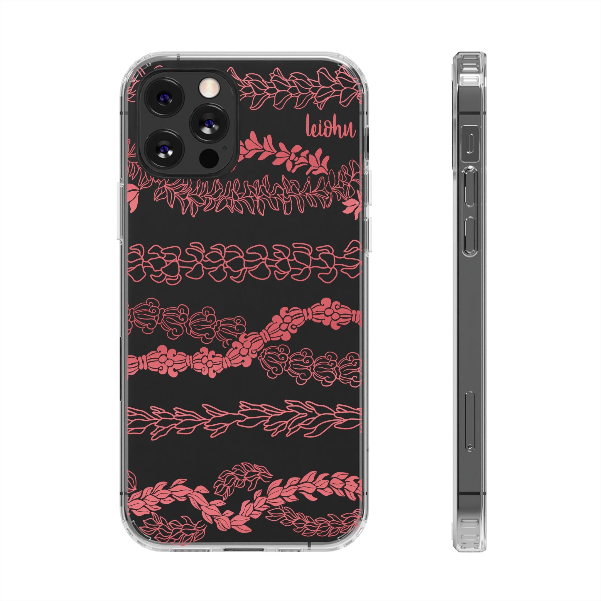 Forever Lei Clear Phone Case - Slim Protective Cover for iPhone 15/14/13/12/11 Pro Max XR XS - Scratch Resistant & Shockproof - Perfect for Everyday Use, Travel, and Outdoor Activities