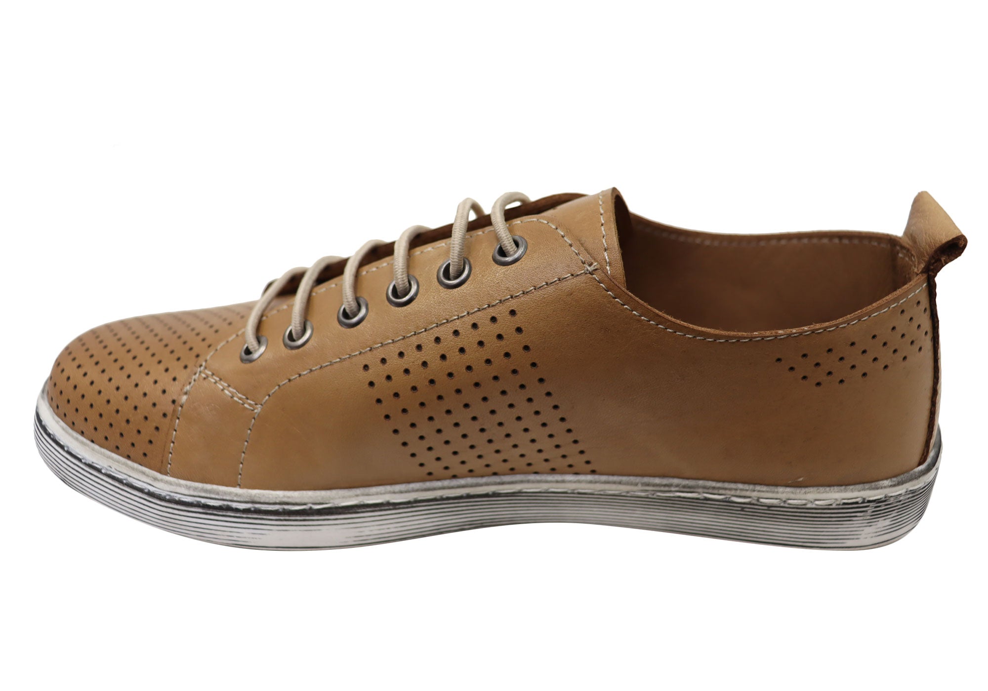 Orizonte Fay Women's European Comfortable Leather Casual Shoes - Stylish & Breathable for Walking, Travel & Everyday Wear