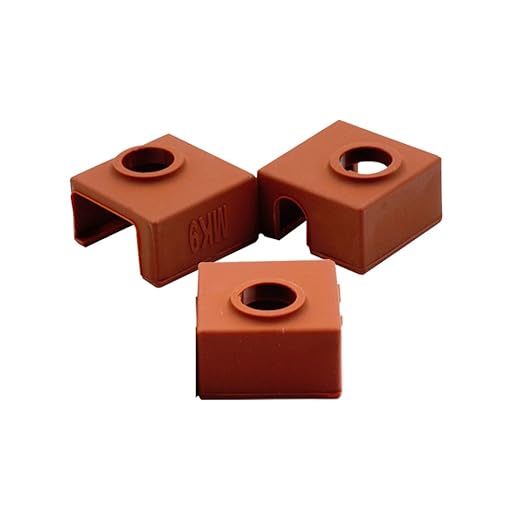 MK9 Heater Block Silicone Cover - High Temperature Protection for 3D Printer Extruder - Perfect for Ender 3, CR-10, Prusa i3 & More (Workshop & Home 3D Printing Use)