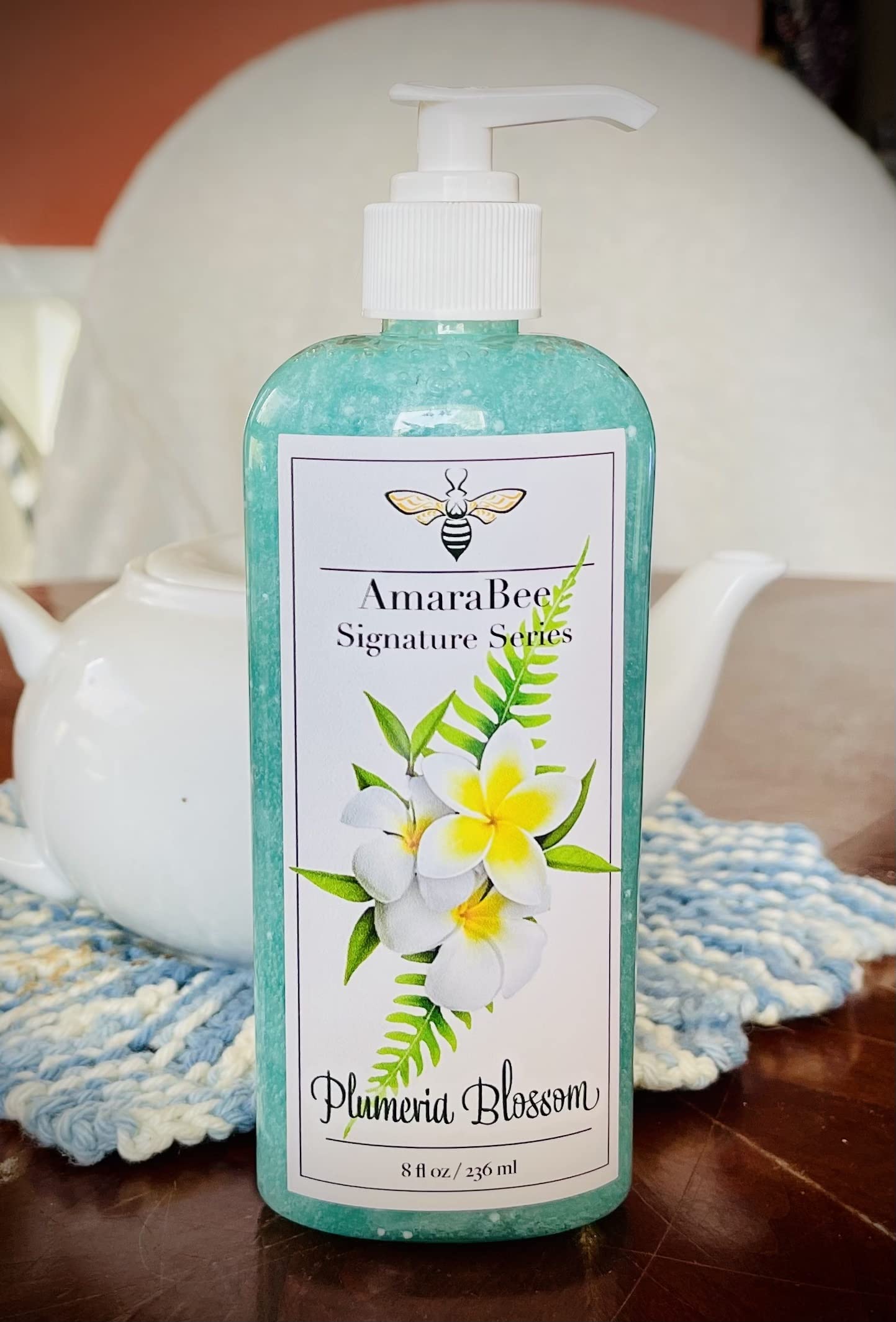 Plumeria Blossom Moisturizing Body Wash & Lotion Set | Hydrating & Softening Skin Care Duo | For Daily Shower & Post-Bath Moisturizing