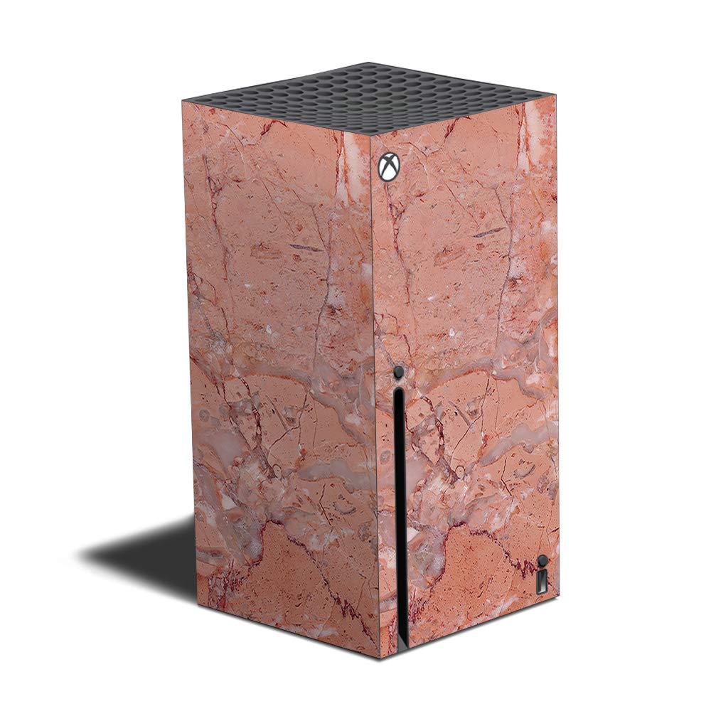 MIGHTY SKINS Xbox Series X Skin - Pink Marble Vinyl Decal Wrap Cover | Protective & Durable Gaming Accessory | Easy to Apply & Remove | Made in USA | Perfect for Customizing & Protecting Your Console at Home or Gaming Tournaments