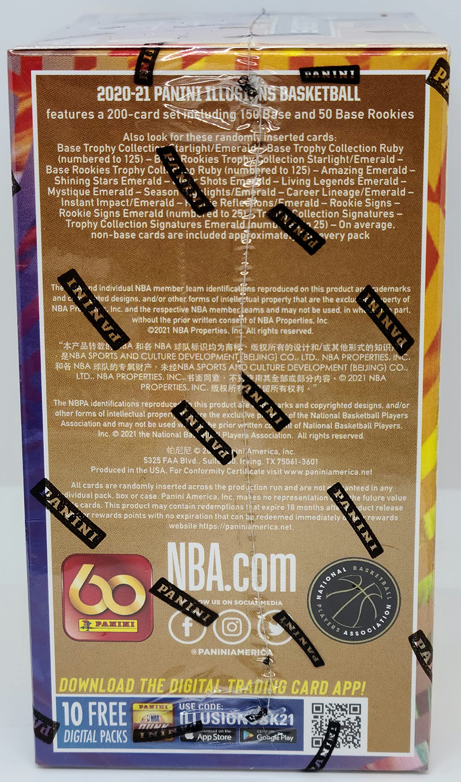 2020-21 Panini Illusions Basketball Trading Cards Blaster Box - 36 Cards Per Box - NBA Collectibles for Fans & Investors - Perfect for Trading, Collecting & Displaying