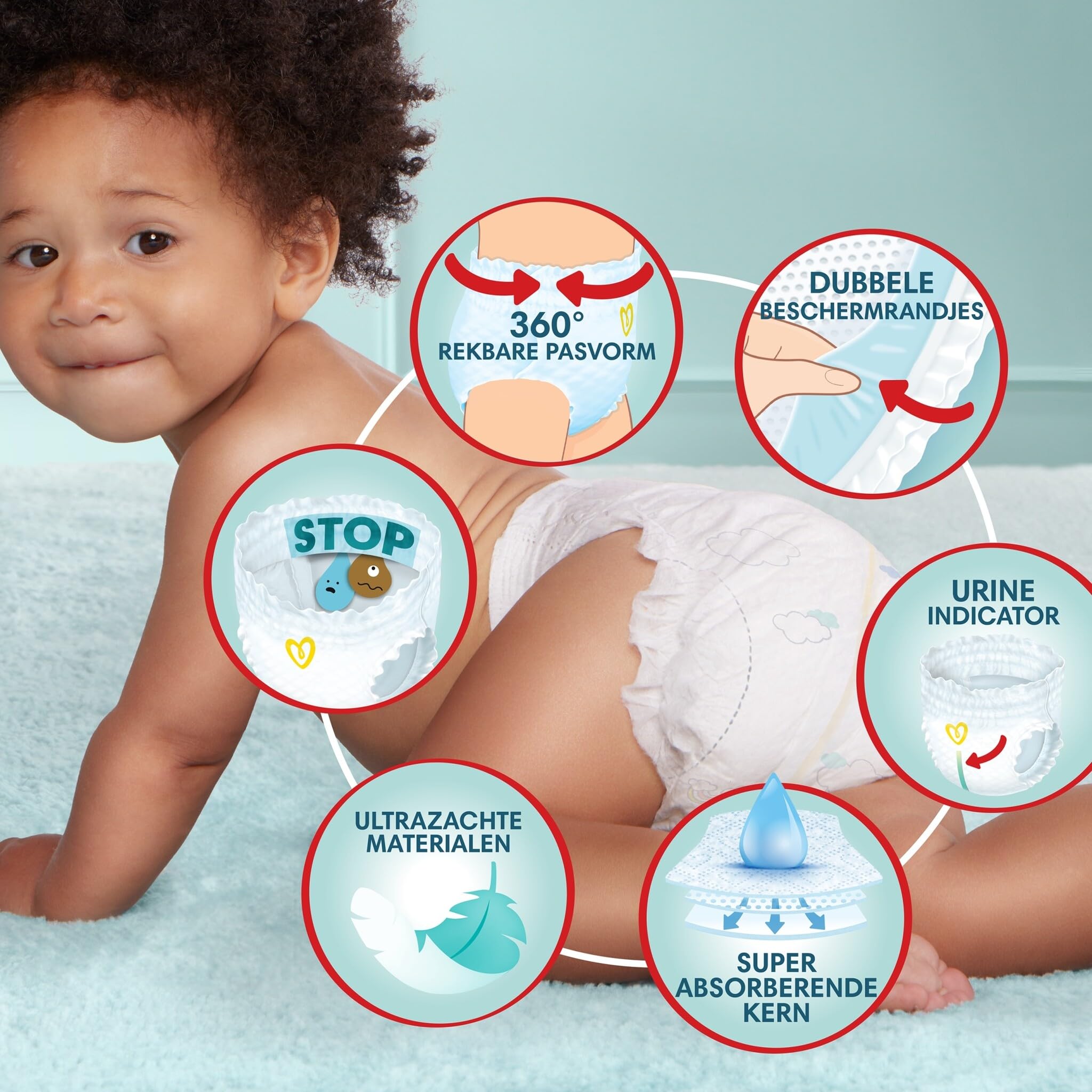 **Premium Baby Diaper Pants Size 7 (15 kg+) – Extra Large, Ultra Absorbent, Leak-Proof with Stop & Protection Bags – 123 Count Monthly Subscription Box – Ideal for Active Toddlers, Overnight Use & Daycare**